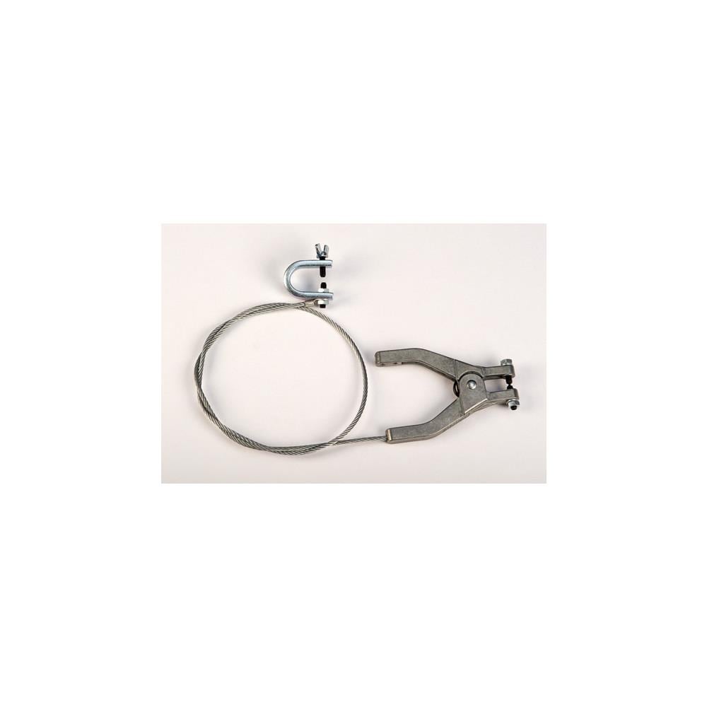 Justrite JTRM053  08498 Ground Wire with Clamp and C Clamp