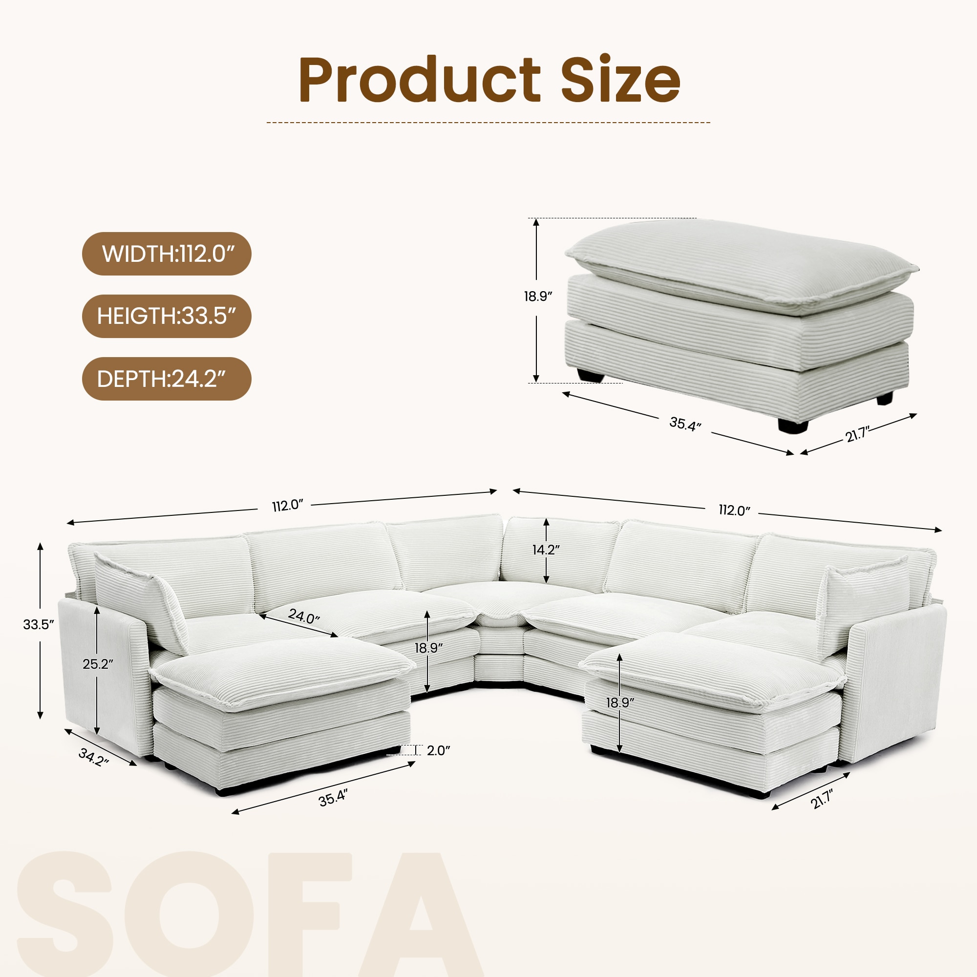 JEAREY LDTZ-BK Sofas-Loveseats - View #11