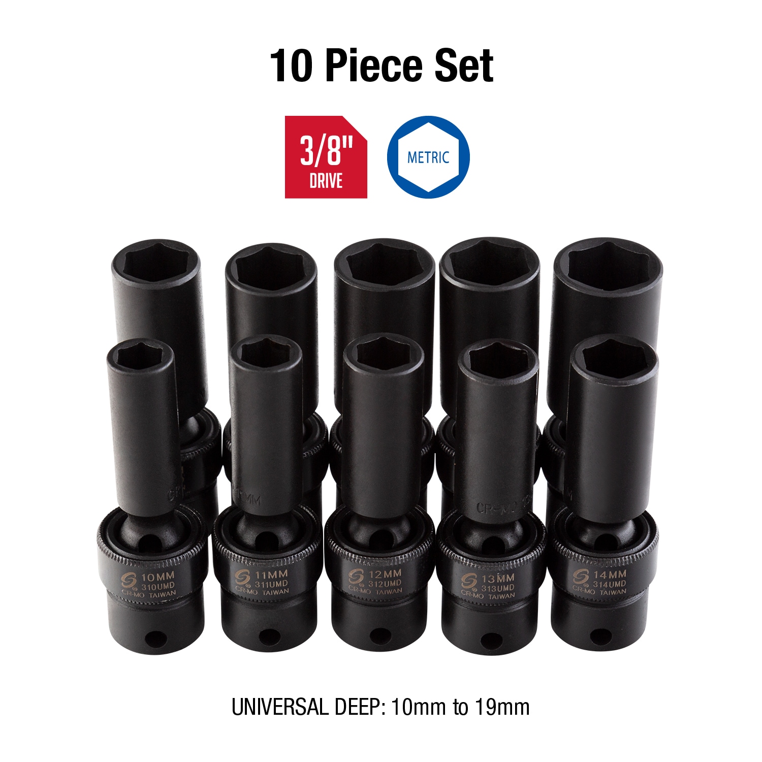 SUNEX TOOLS 3660 Impact-Socket-Sets - View #2