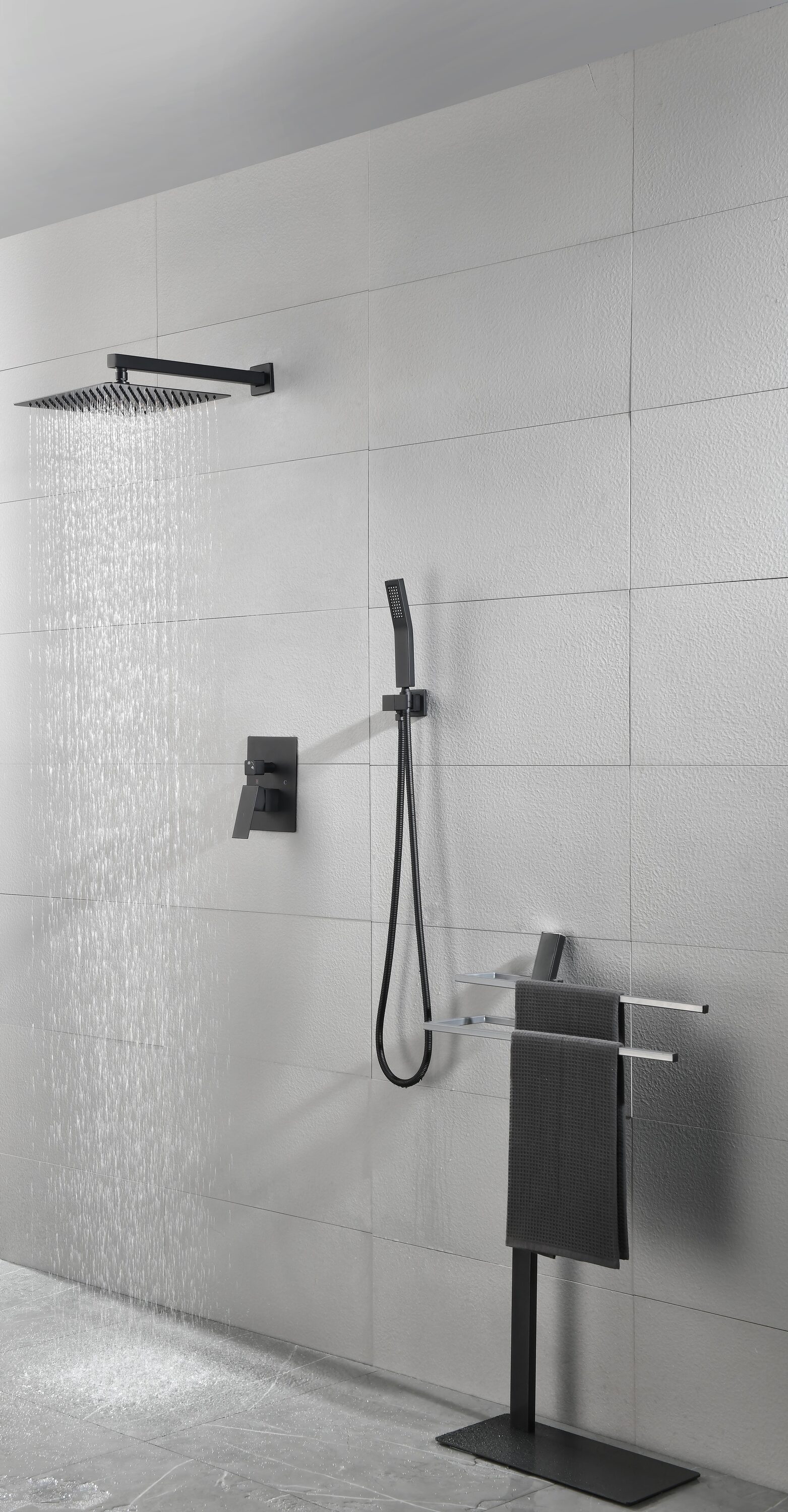 Tahanbath MT2-857626 Showerhead-Bar-Panels - View #3
