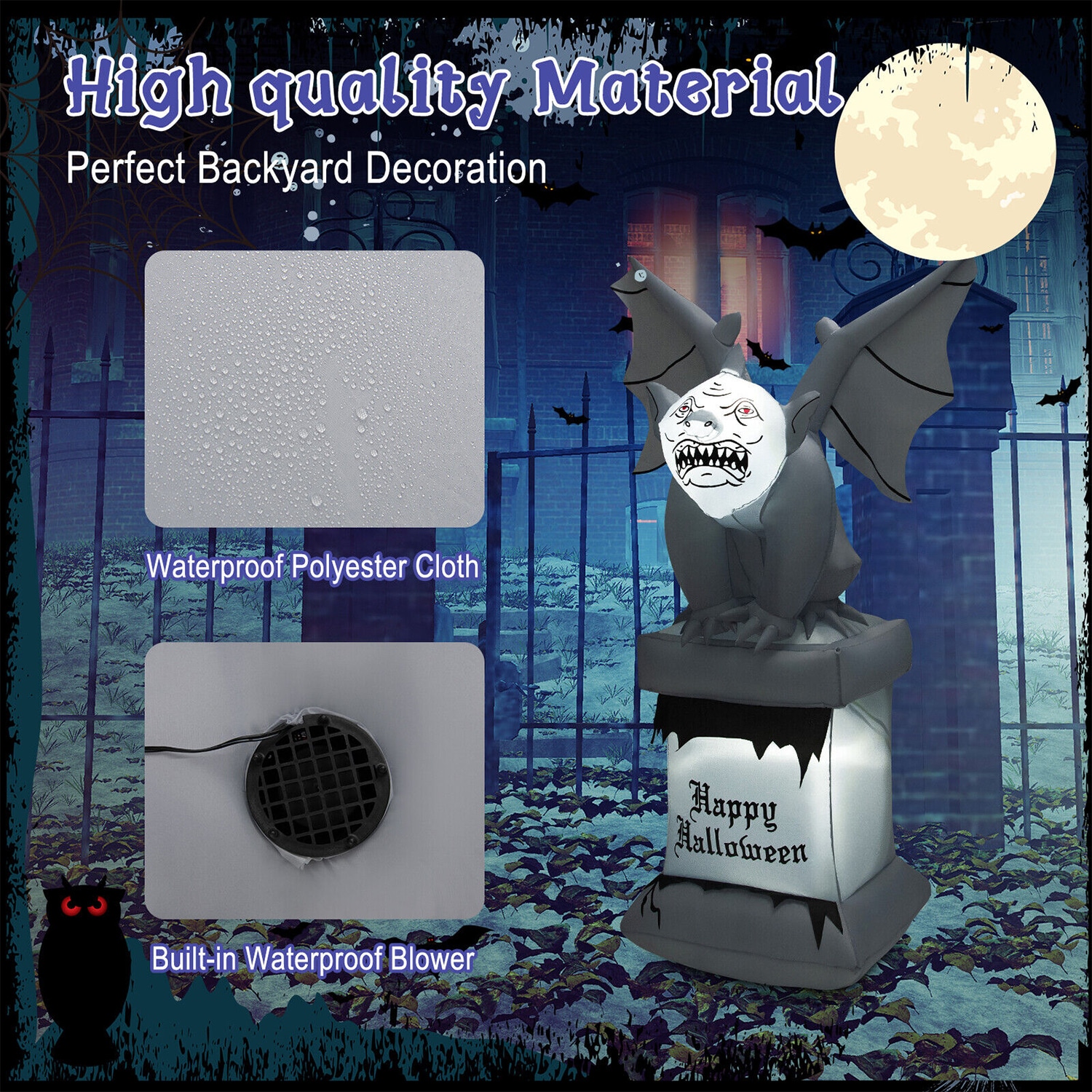 WELLFOR TX-HGY-10012US Outdoor-Halloween-Decor - View #5