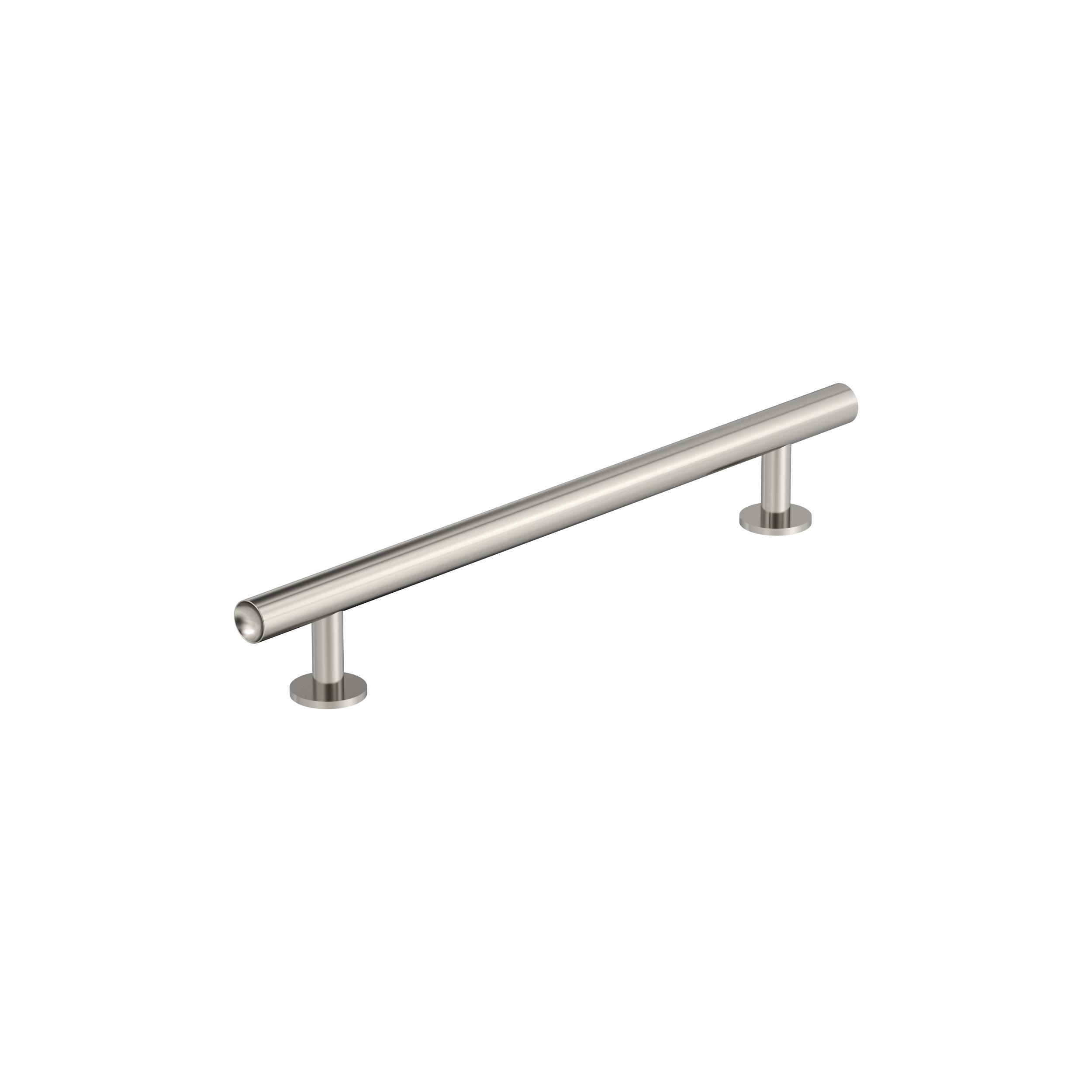 Amerock BP36867PN Radius 6-5/16-in , 160mm Center to Center Polished Nickel Cylindrical Bar Drawer Pull