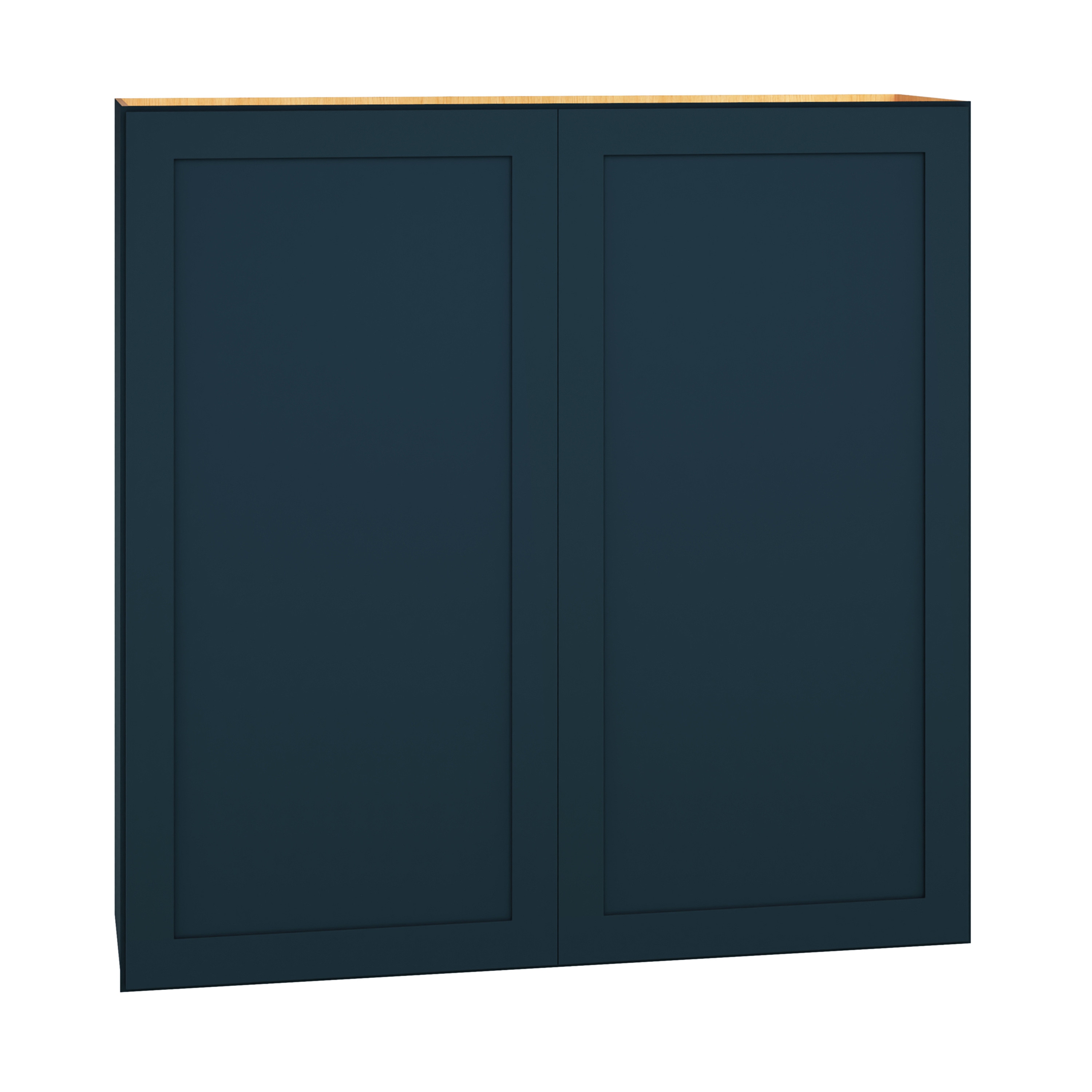 Diamond Express 330 W4242 Jamestown 42-in W x 42-in H x 12-in D Regatta Blue Wall Fully assembled Plywood Cabinet (Recessed Panel Shaker)