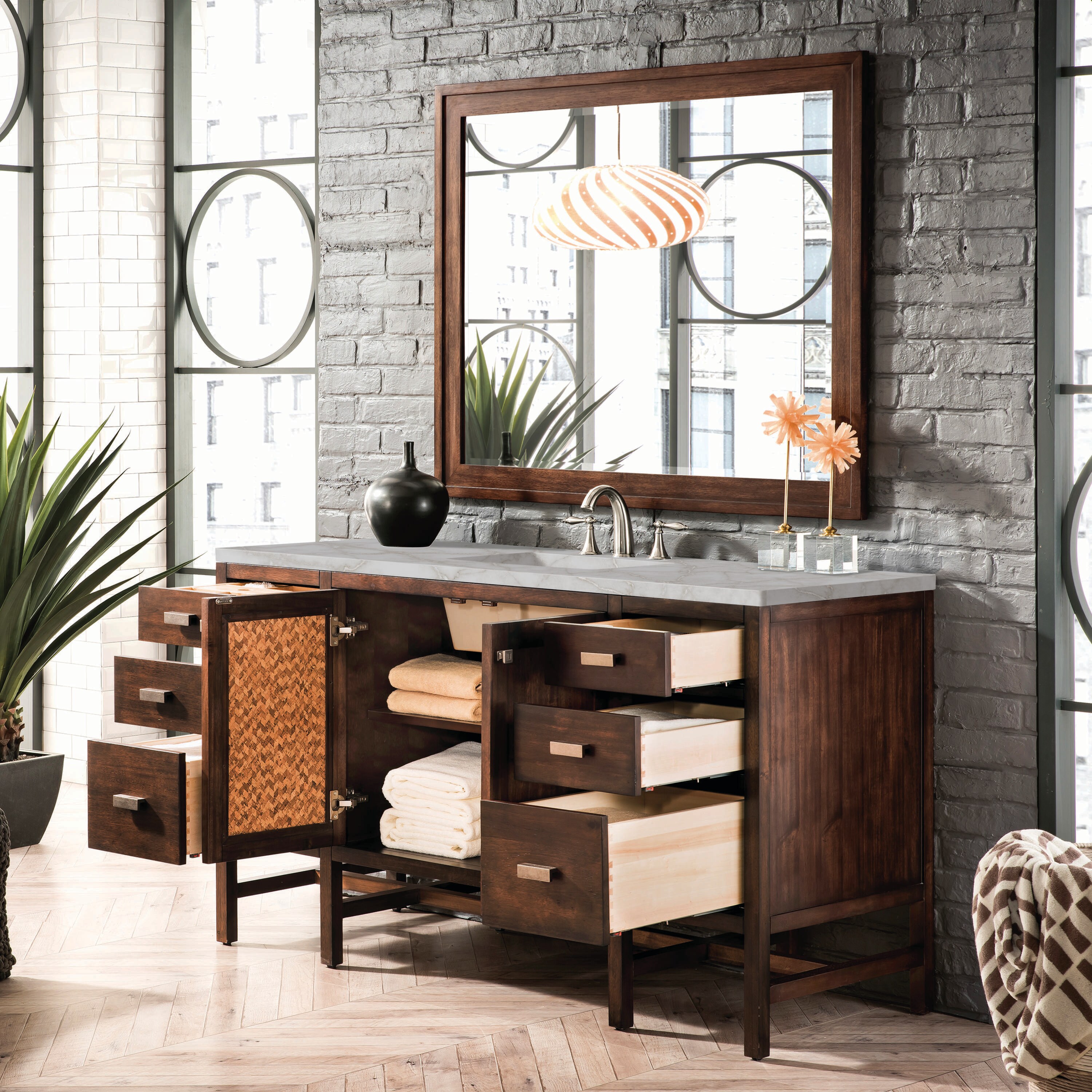 James Martin Vanities E444-V60S-MCA-3VSL Bath-Vanity-Combo - View #4