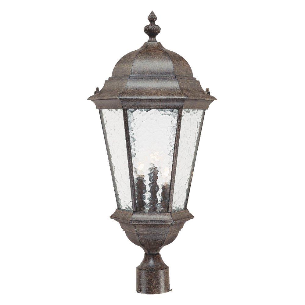 Acclaim Lighting 5527BC Telfair 27-Inches Black Coral Traditional Outdoor Post light
