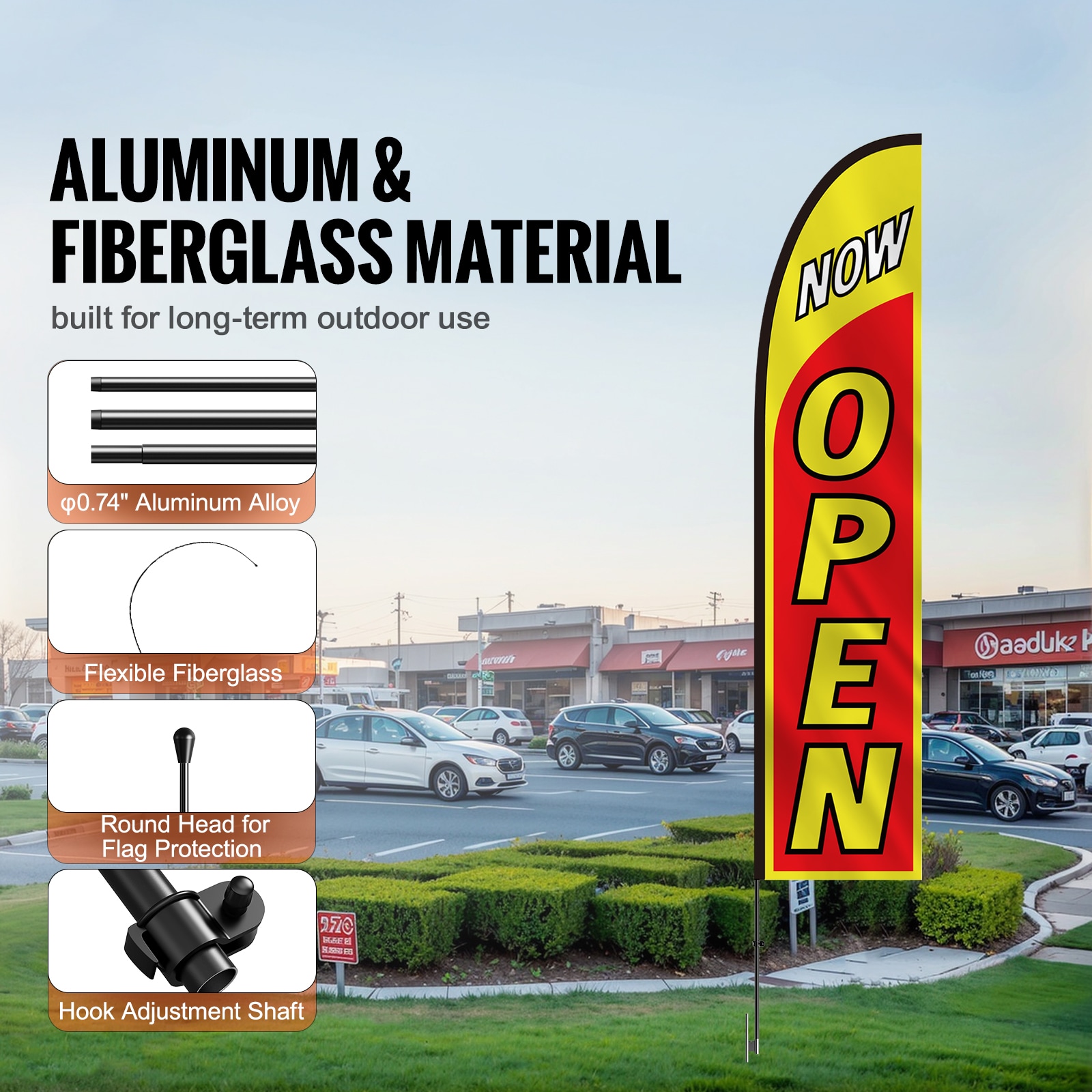 VEVOR SCQGYMQGQWAO05148V0 Flag-Poles - View #2