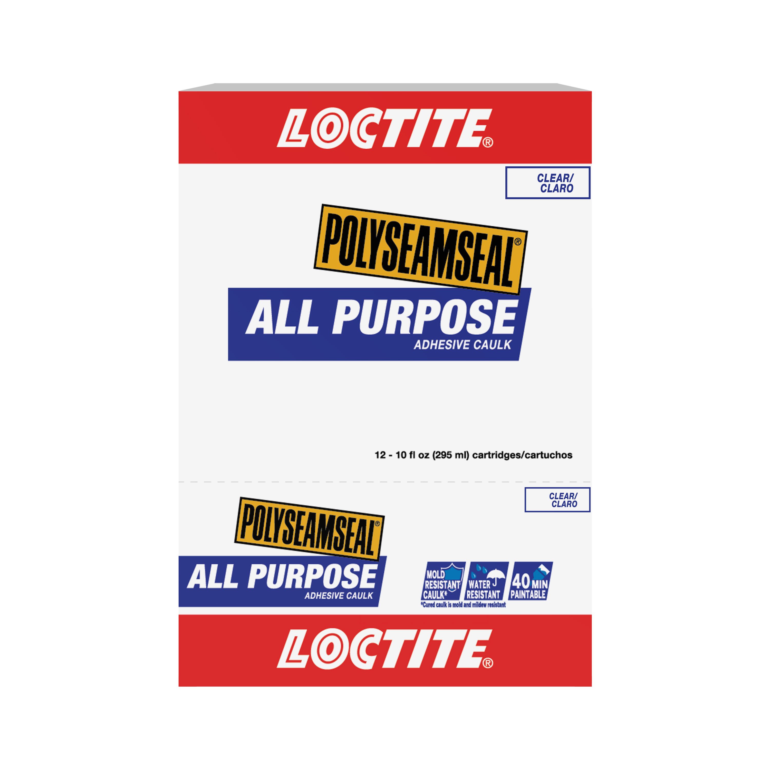 Loctite Polyseamseal Clear Acrylic Latex Tub and Tile Adhesive Caulk 10 oz  