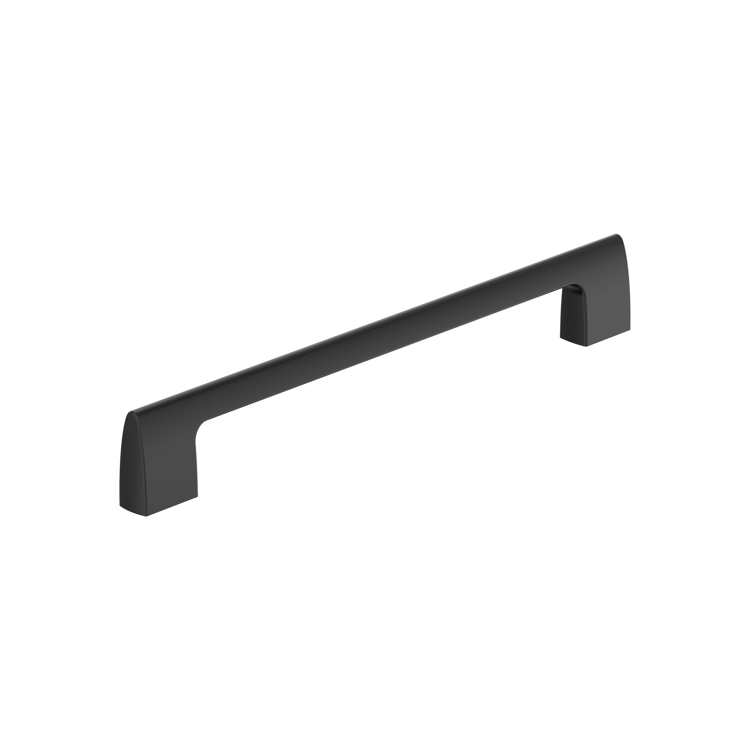 Amerock BP55489MB Riva 8-13/16-in , 224mm Center to Center Matte Black Arch Bar