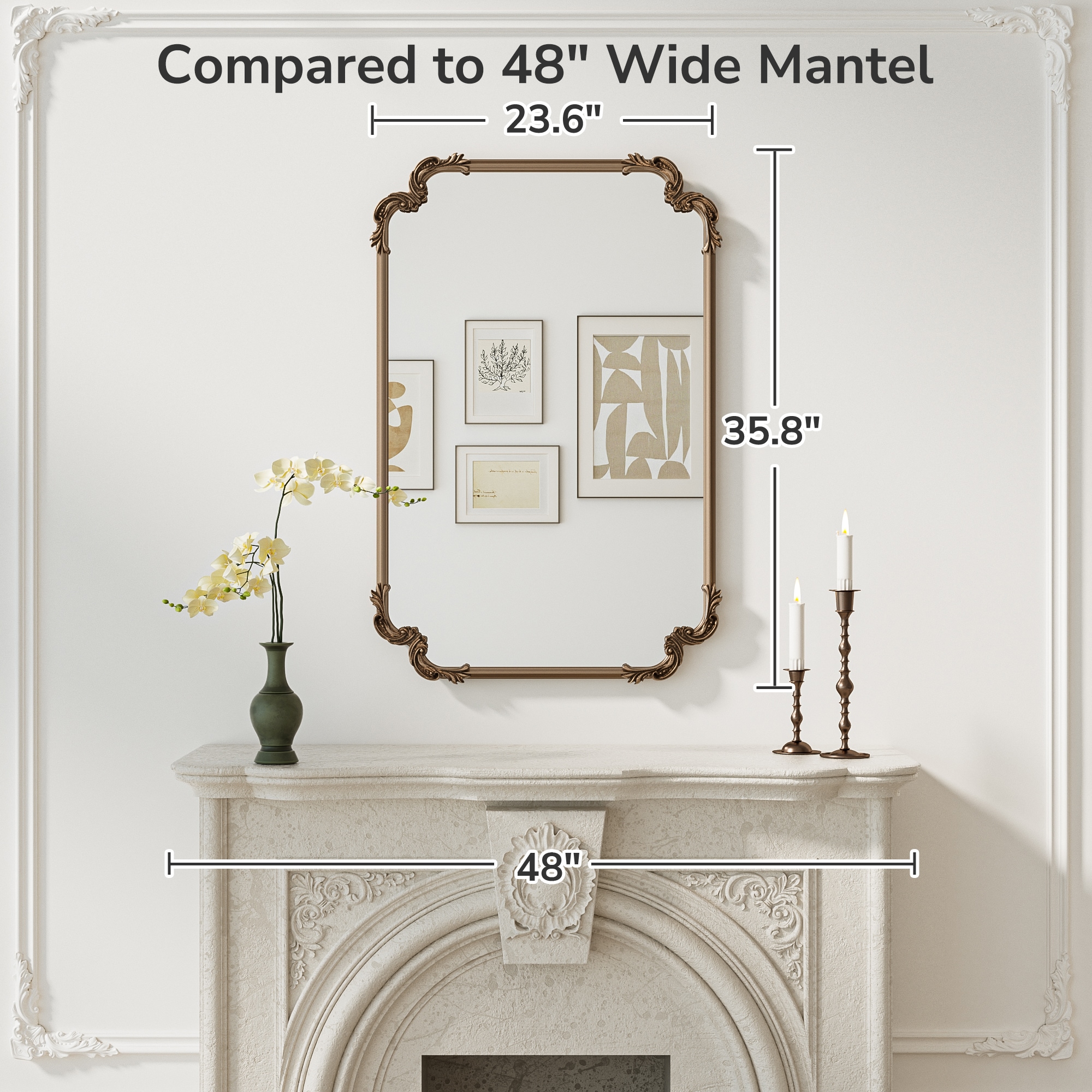 TETOTE LSC-TE-2436BZ-D36 Decor-Mirrors - View #5
