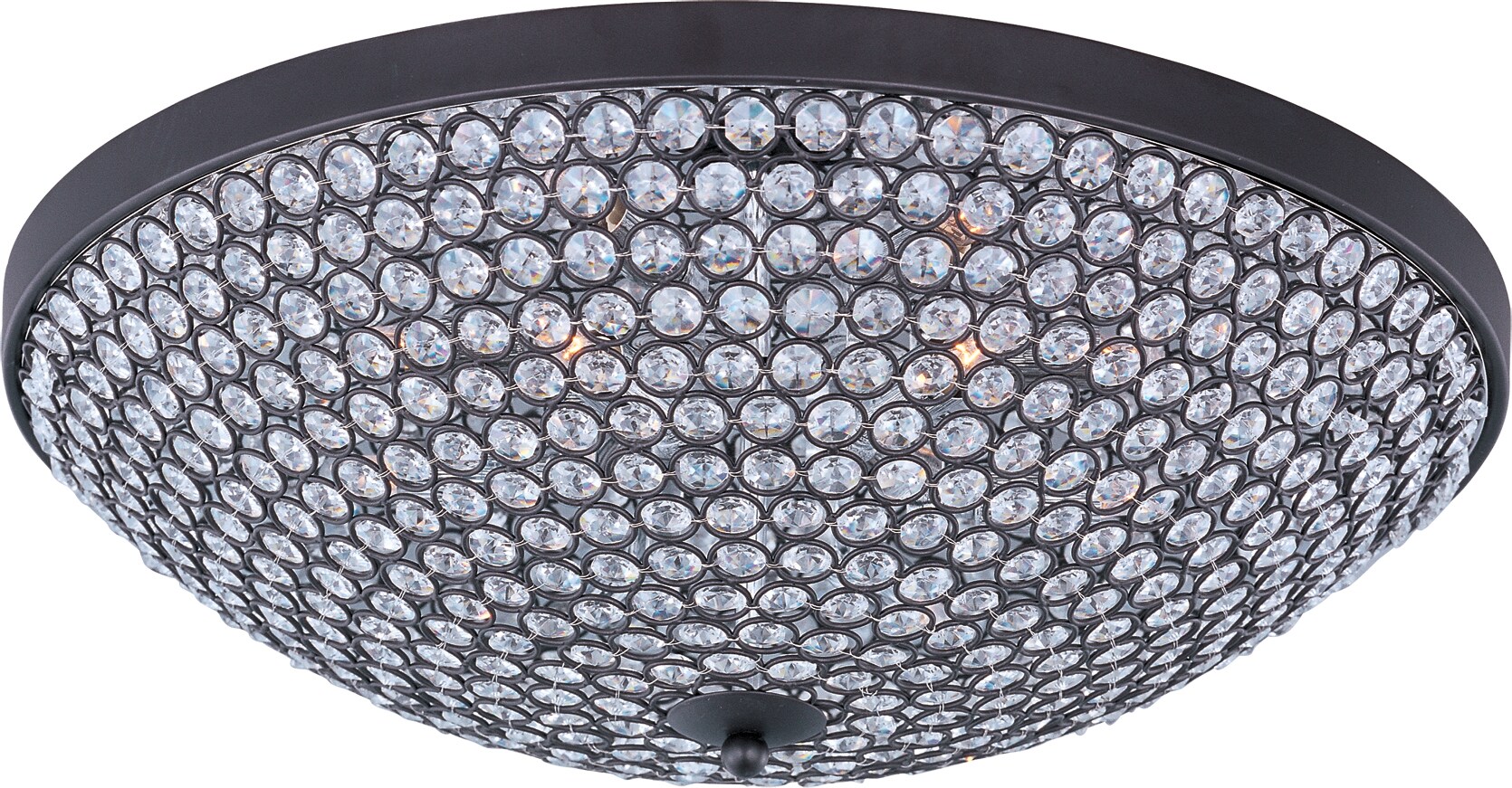 Maxim Lighting 39872BCBZ Glimmer 6 -Light 19.0000-in Antique Bronze Flush Mount Light