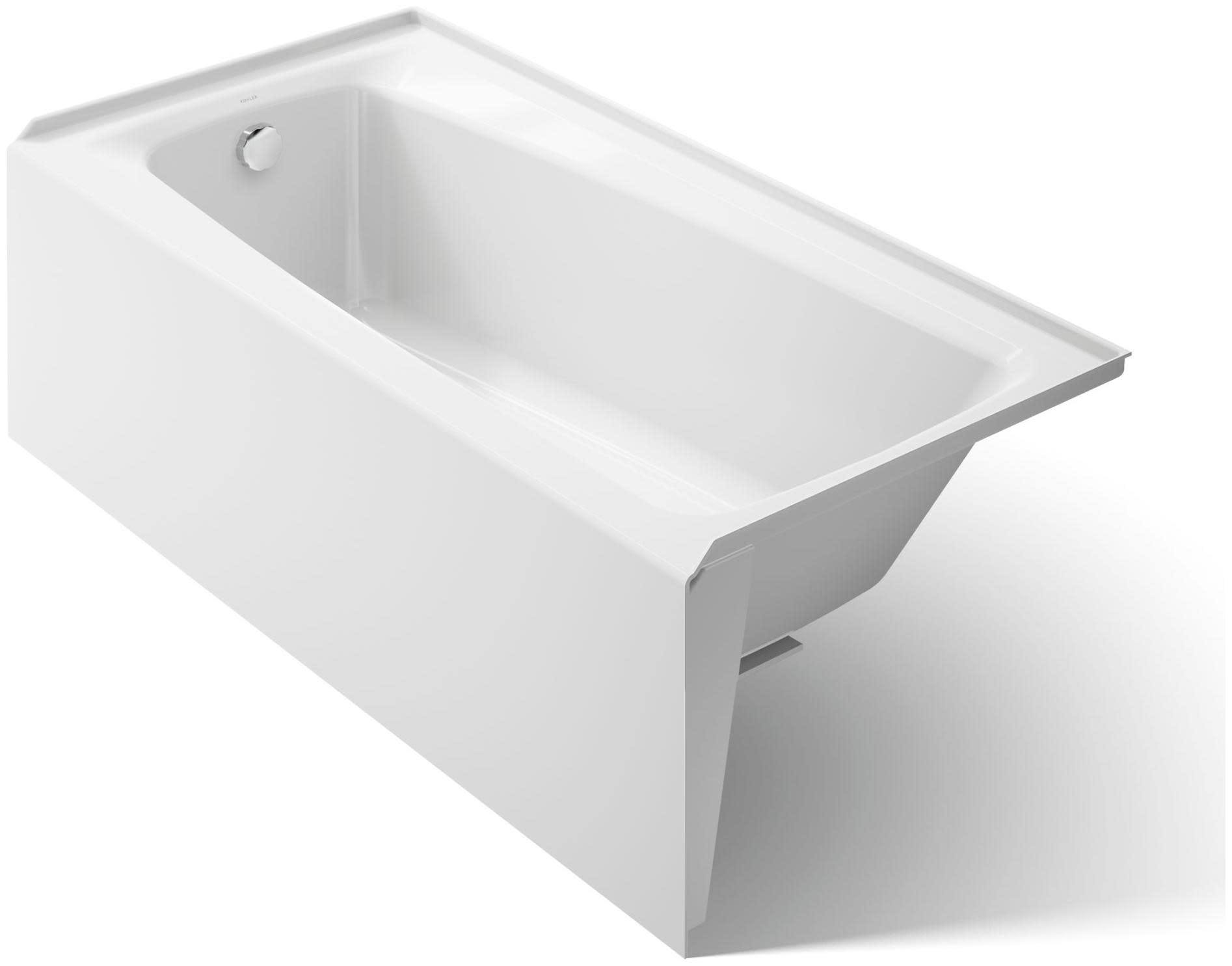 KOHLER -  K26070LA Irvine 60 Inch x 30 Inch Three Wall Alcove Bath with Left Hand Drain