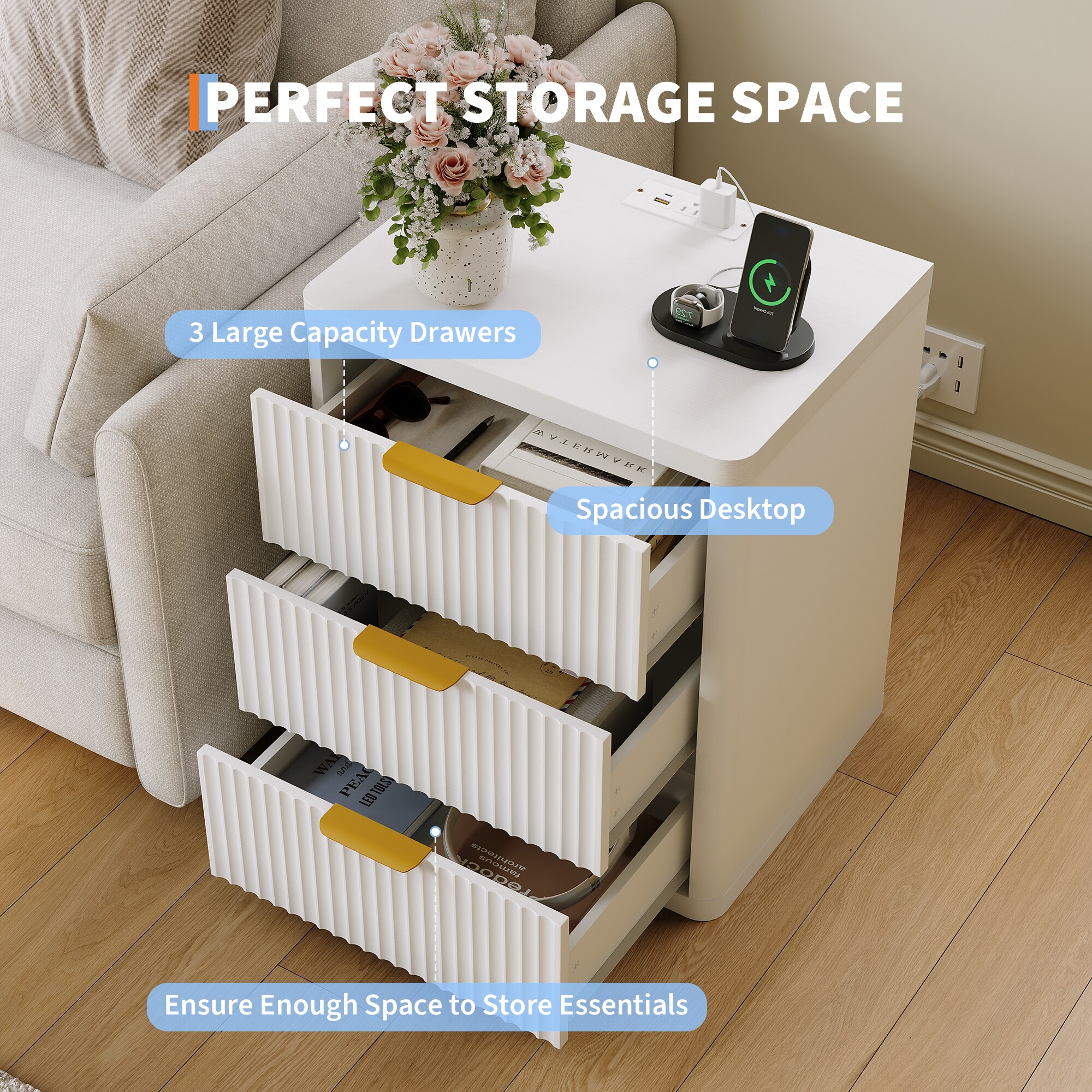 IdealHouse C8B-PDOJX3BH-HH5 nightstands - View #5