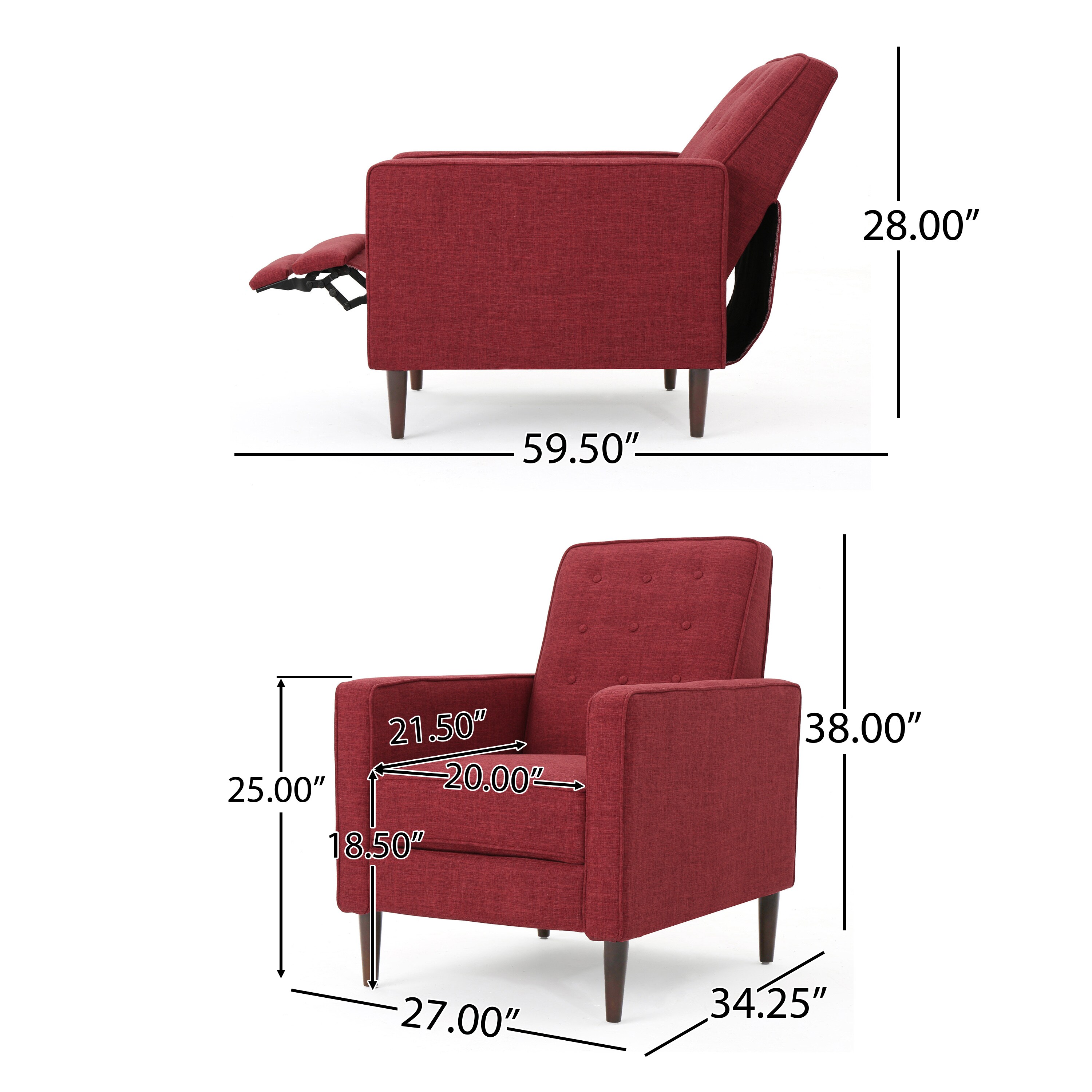 LOVMOR SF-WO-60741.00RED recliners - View #11