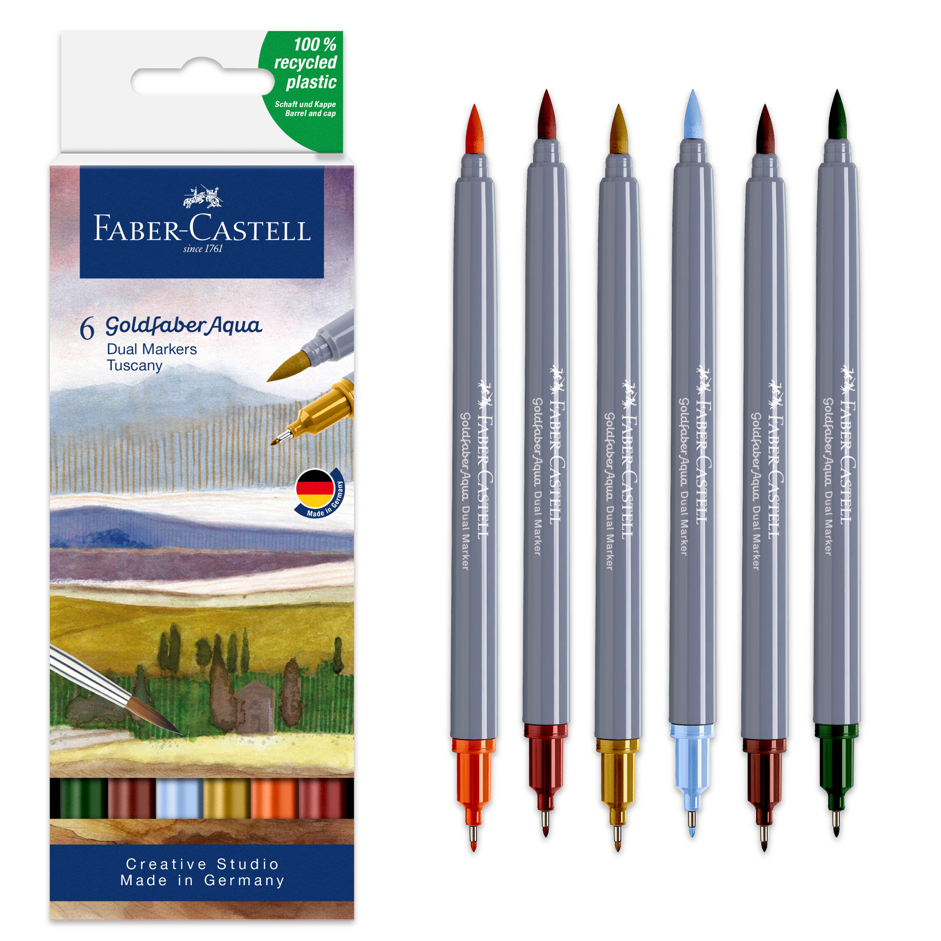 Faber-Castell 48 Goldfaber Regular and Aqua Colored Pencils Review
