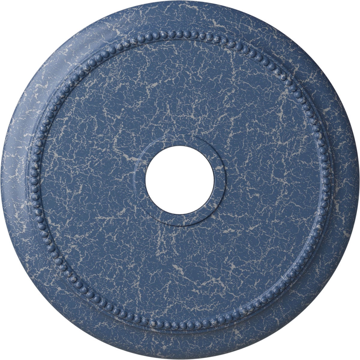 Ekena Millwork CM24CRAMC Crendon 24.125-in W x 24.125-in L Painted Americana Crackle Polyurethane Whole Ceiling Medallion