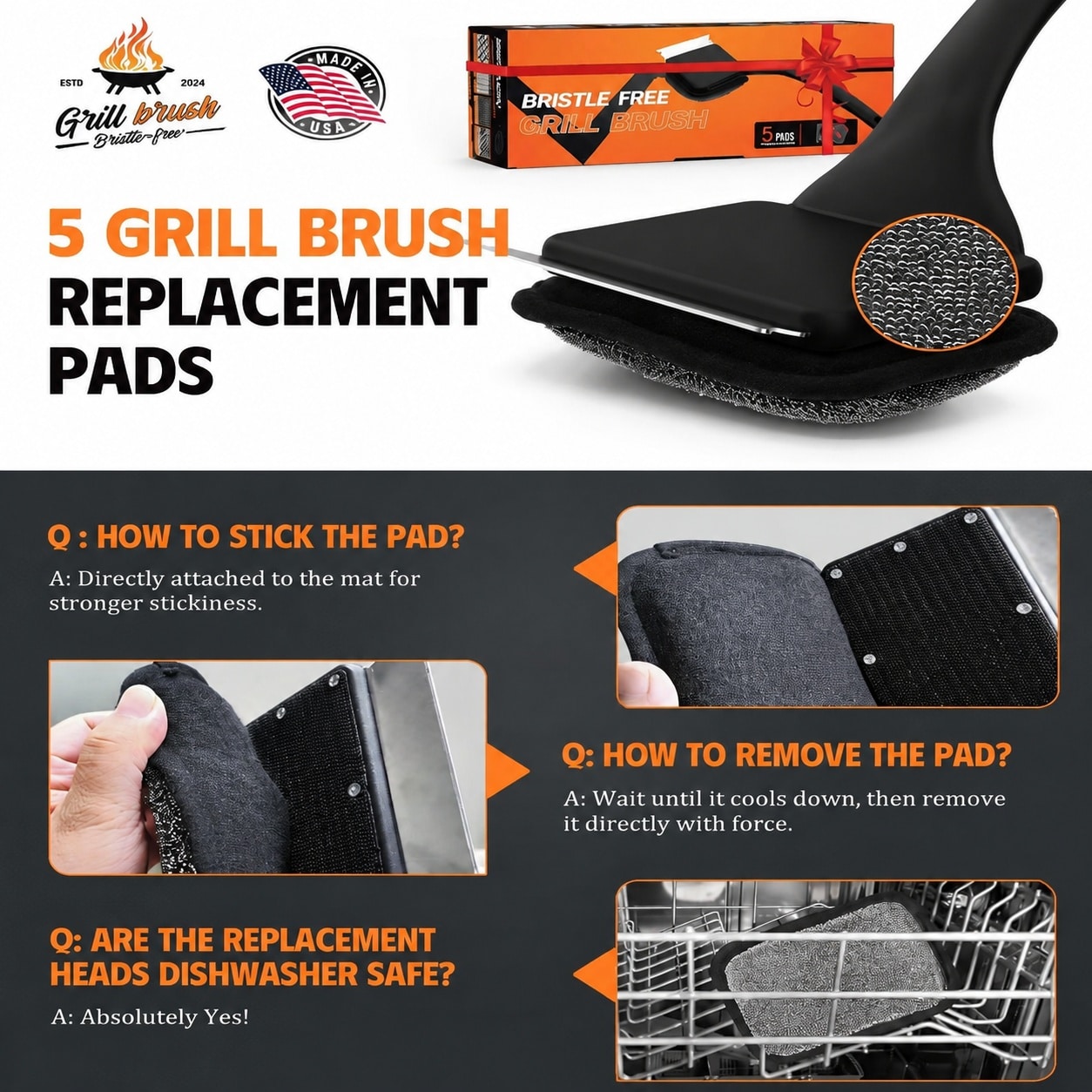 ITOPFOX LIT0604I108 Grill-Brushes-Cleaning-Blocks - View #4