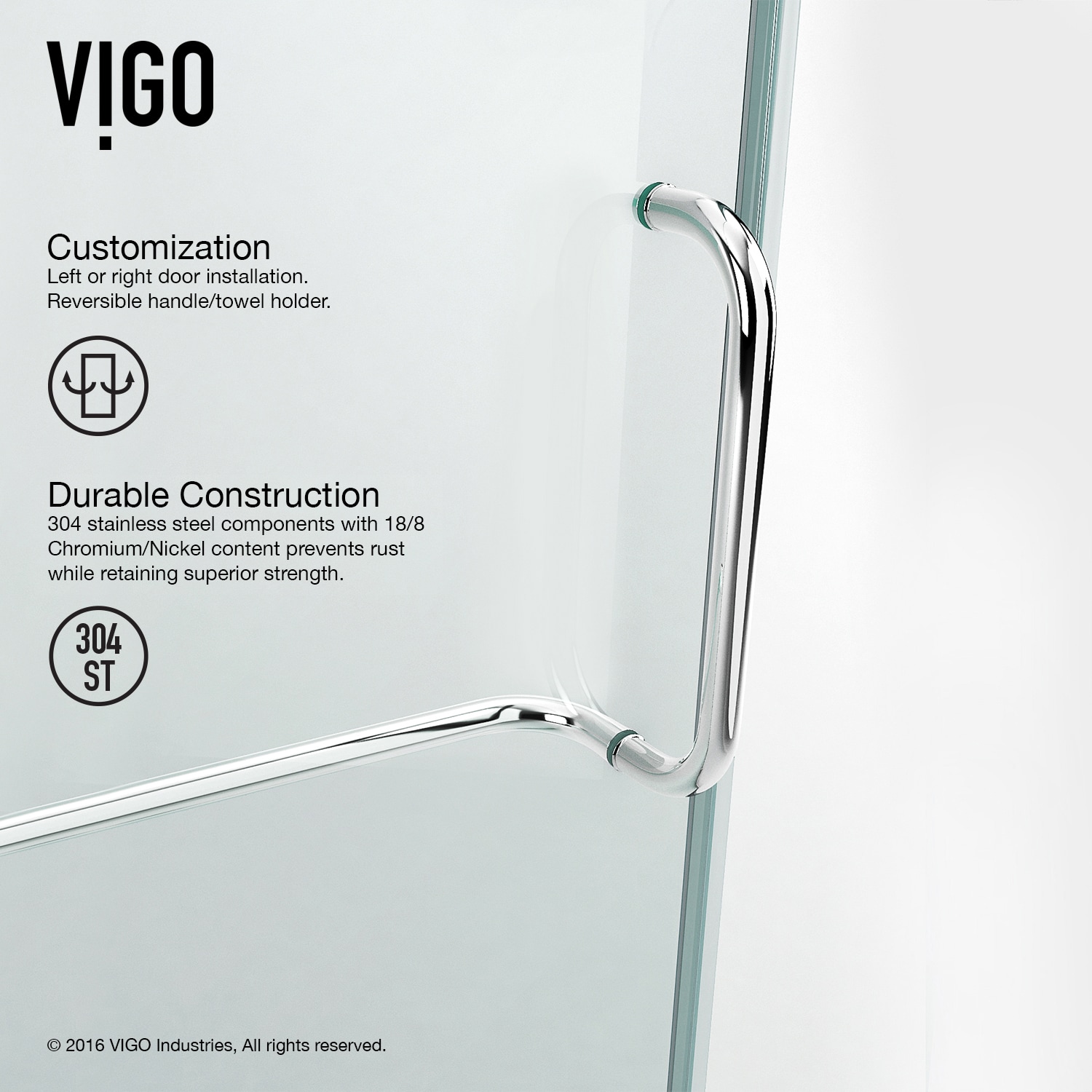 VIGO VG6011CHCL363 Shower-Doors - View #5