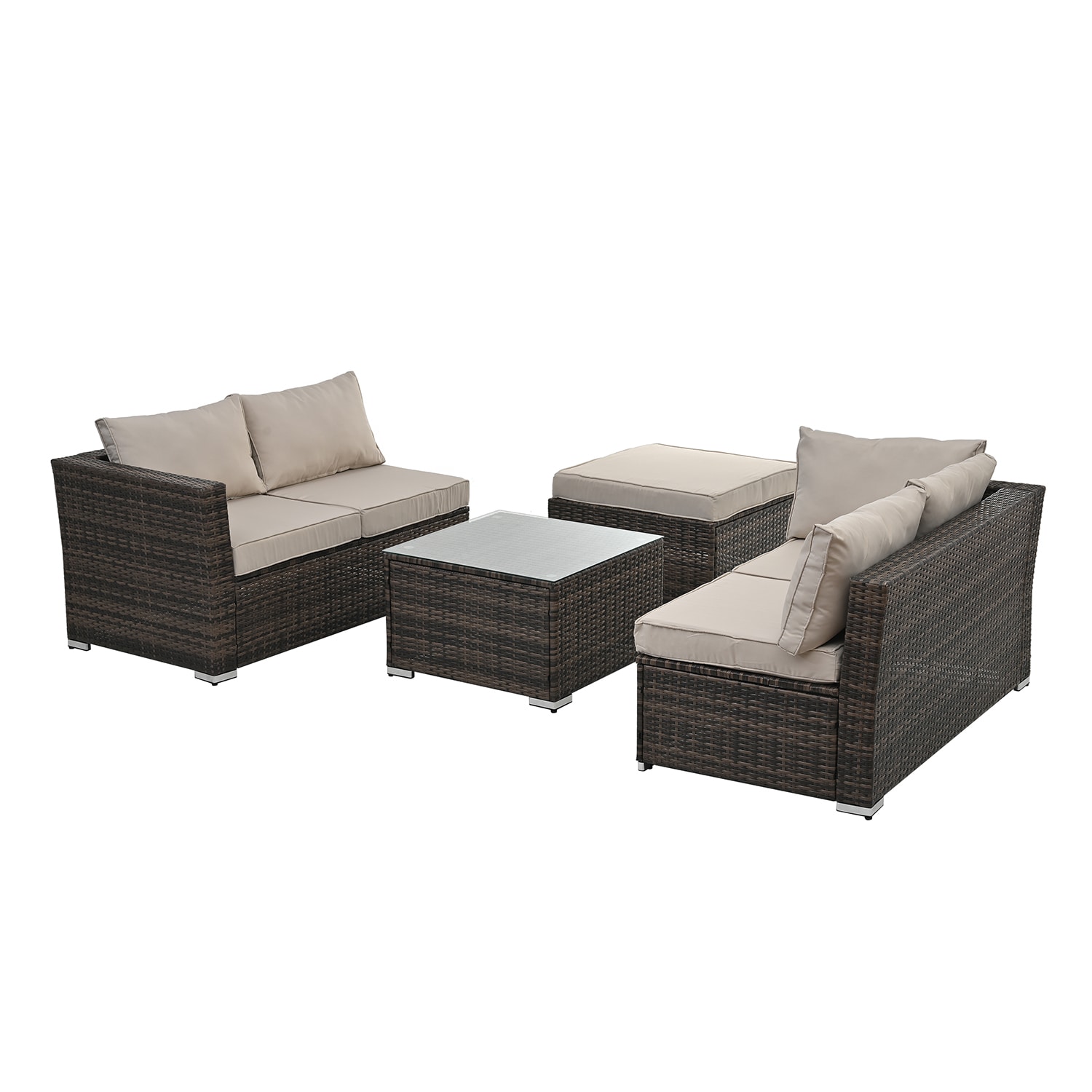 SINOFURN SYB790011BG Patio-Sofas-Daybeds - View #3