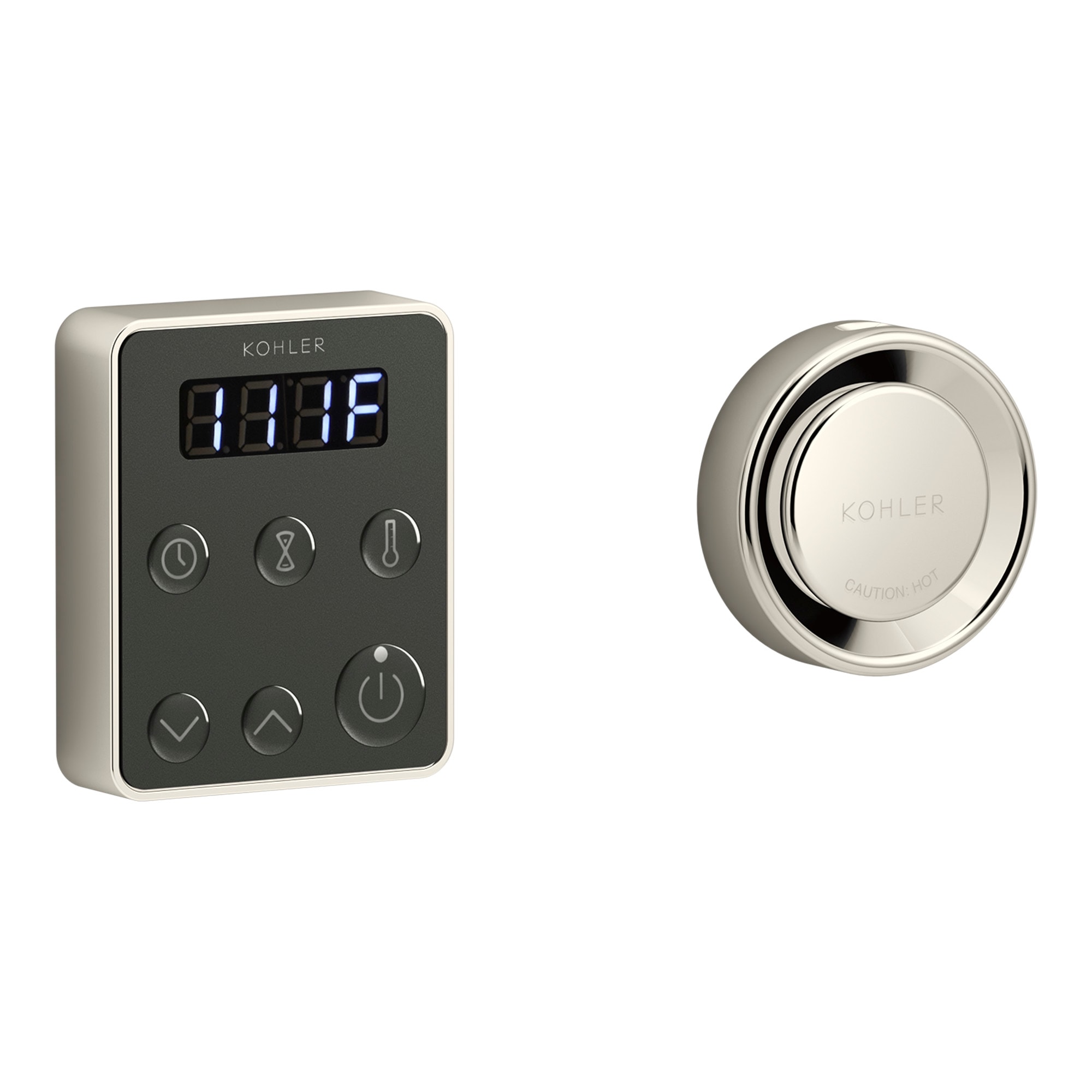 KOHLER 5557-SN Invigoration 15000-Watts Vibrant Polished Nickel Steam generator control kit