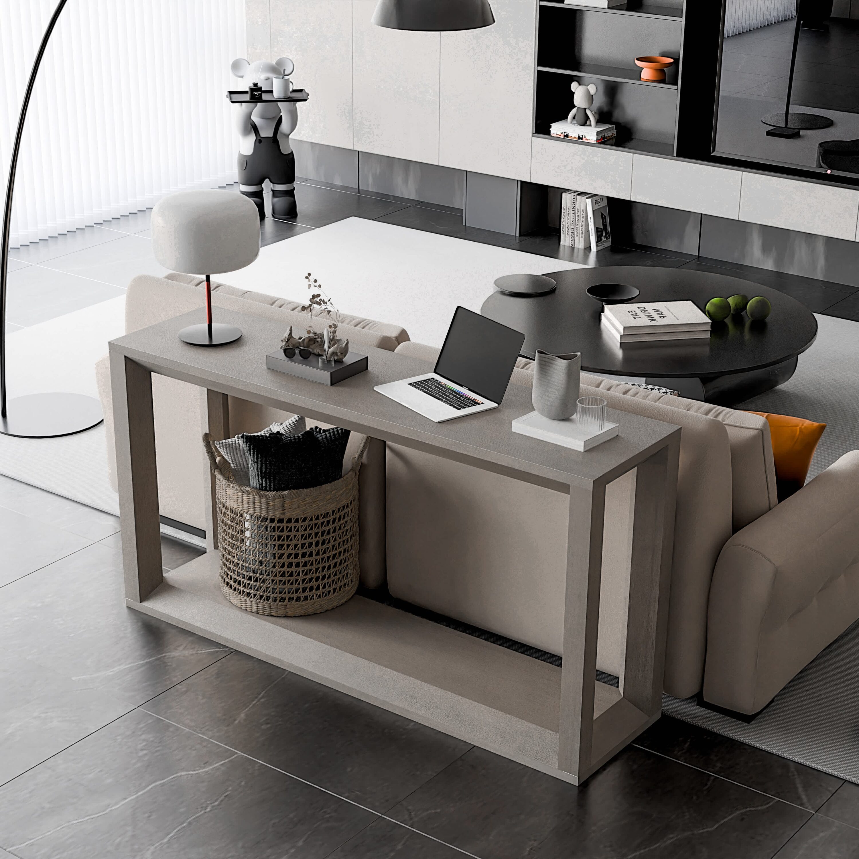 Vynxaria LEXY2739DJKTXGZ033 Console-Sofa-Tables - View #4