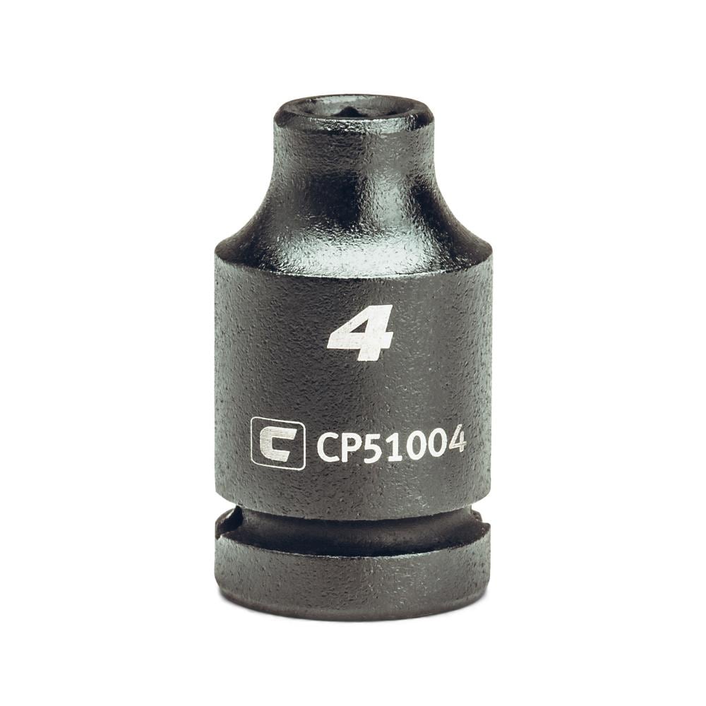 Capri Tools CP51004 Metric 1/4-in Drive 4mm 6-point Impact Socket Individual