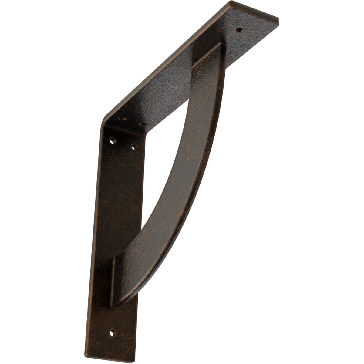 Ekena Millwork BKTM02X10X10BUABZ Bulwark 10-in x 2-in x 10-in Antique bronze Steel Mounting bracket