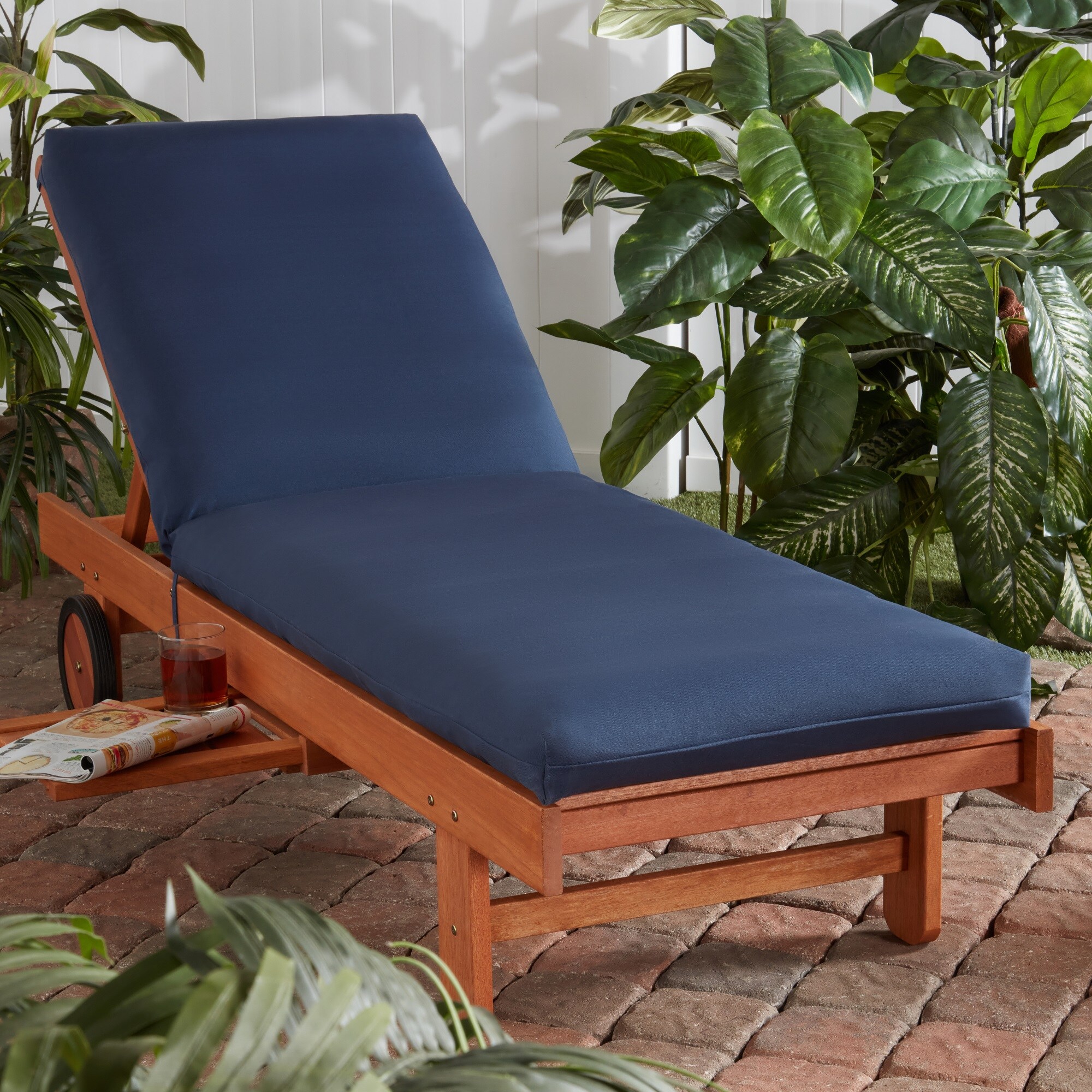 Greendale Home Fashions OC2802-NAVY Patio-Furniture-Cushions - View #3