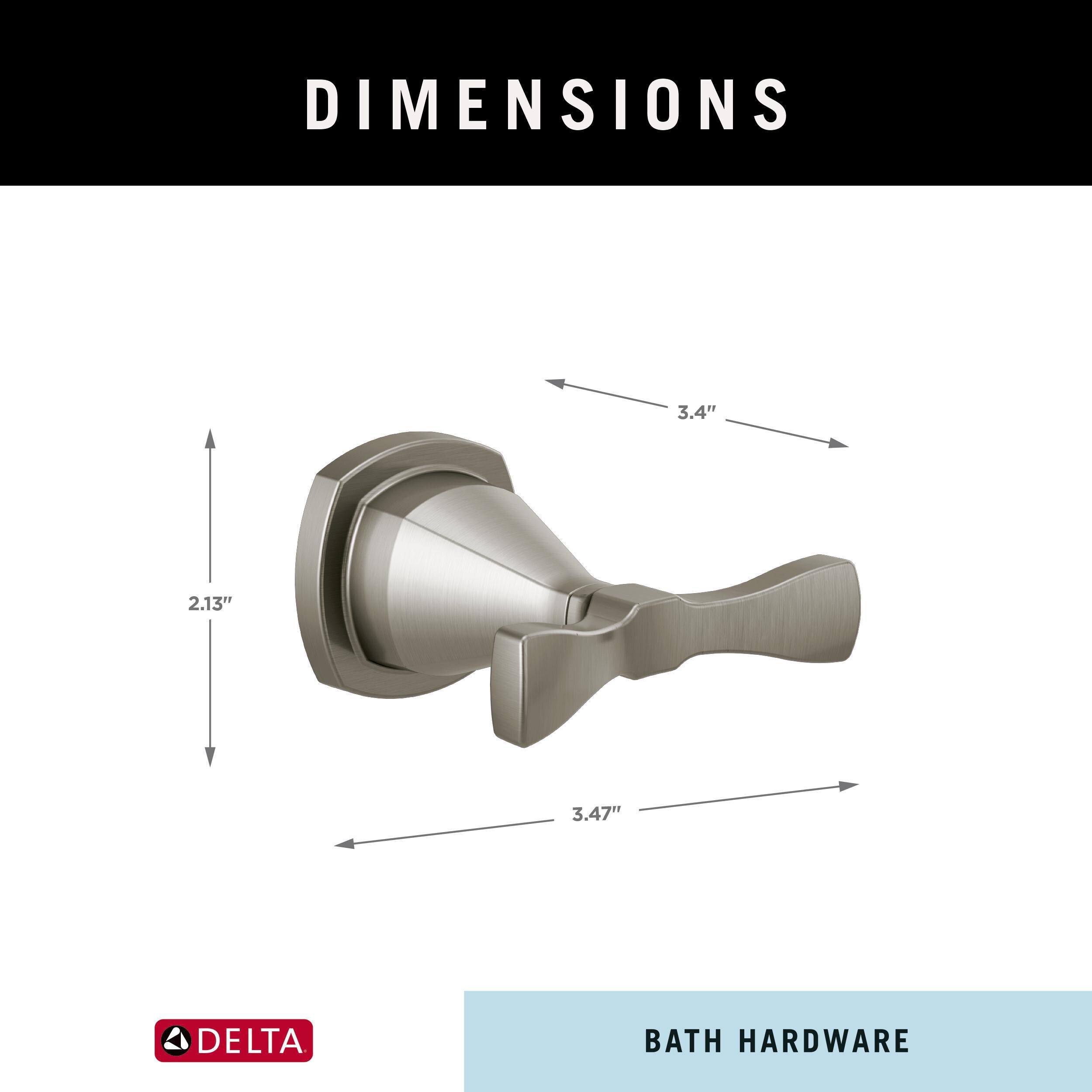 Delta Pivotal Double Towel Hook Bath Hardware Accessory & Reviews
