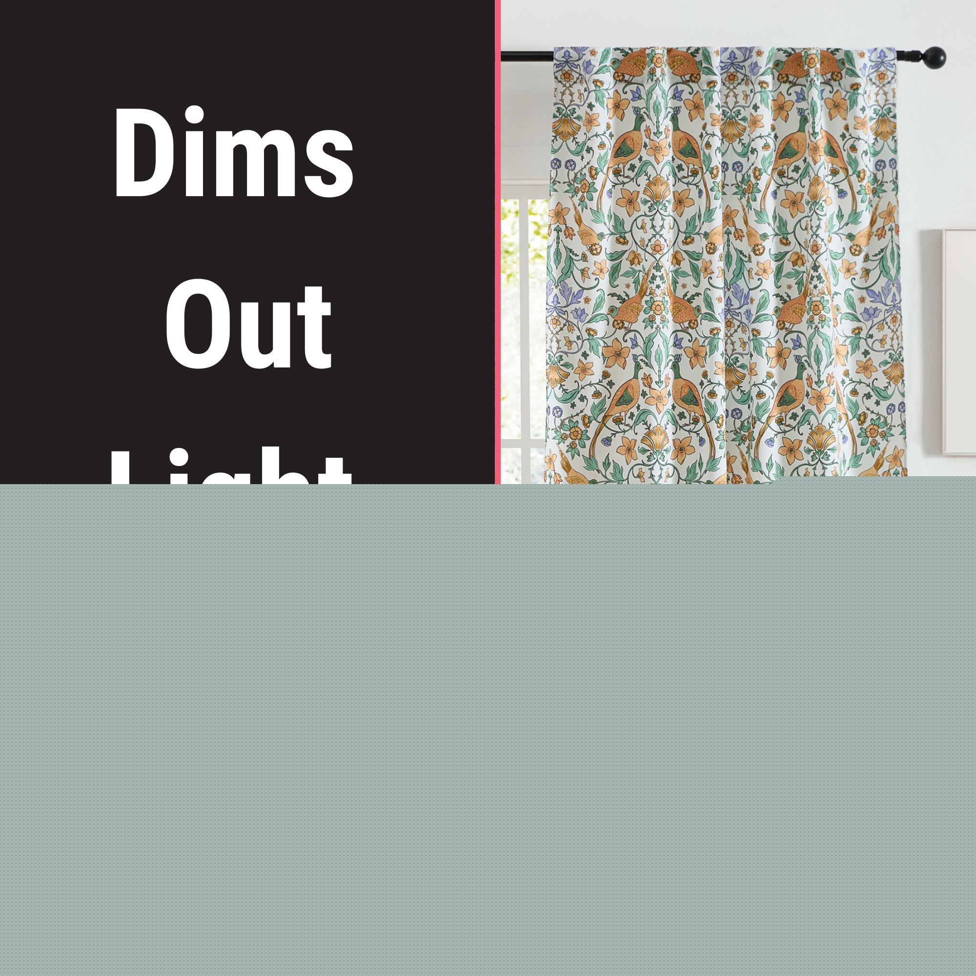 HLC.me FLRNC-108-BTTRM curtains - View #4