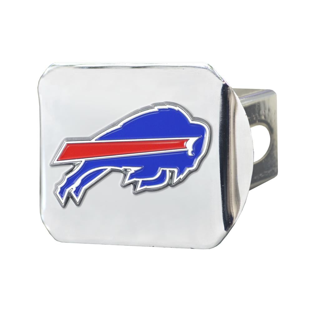 Buffalo Bills Heavy Duty Black Metal Hitch Cover with 3D Color Emblem