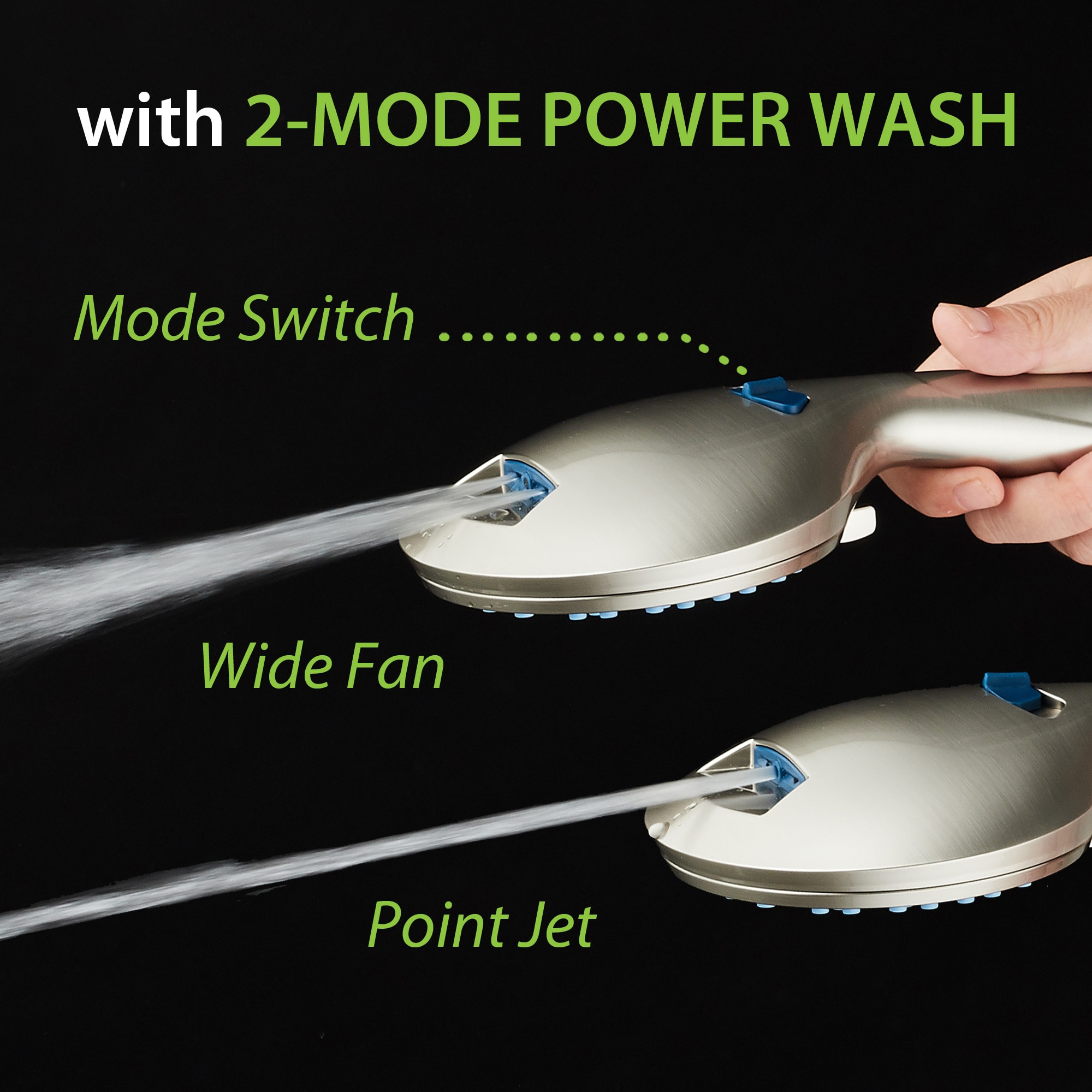AquaCare 2660SNF Fixed-Showerhead - View #3