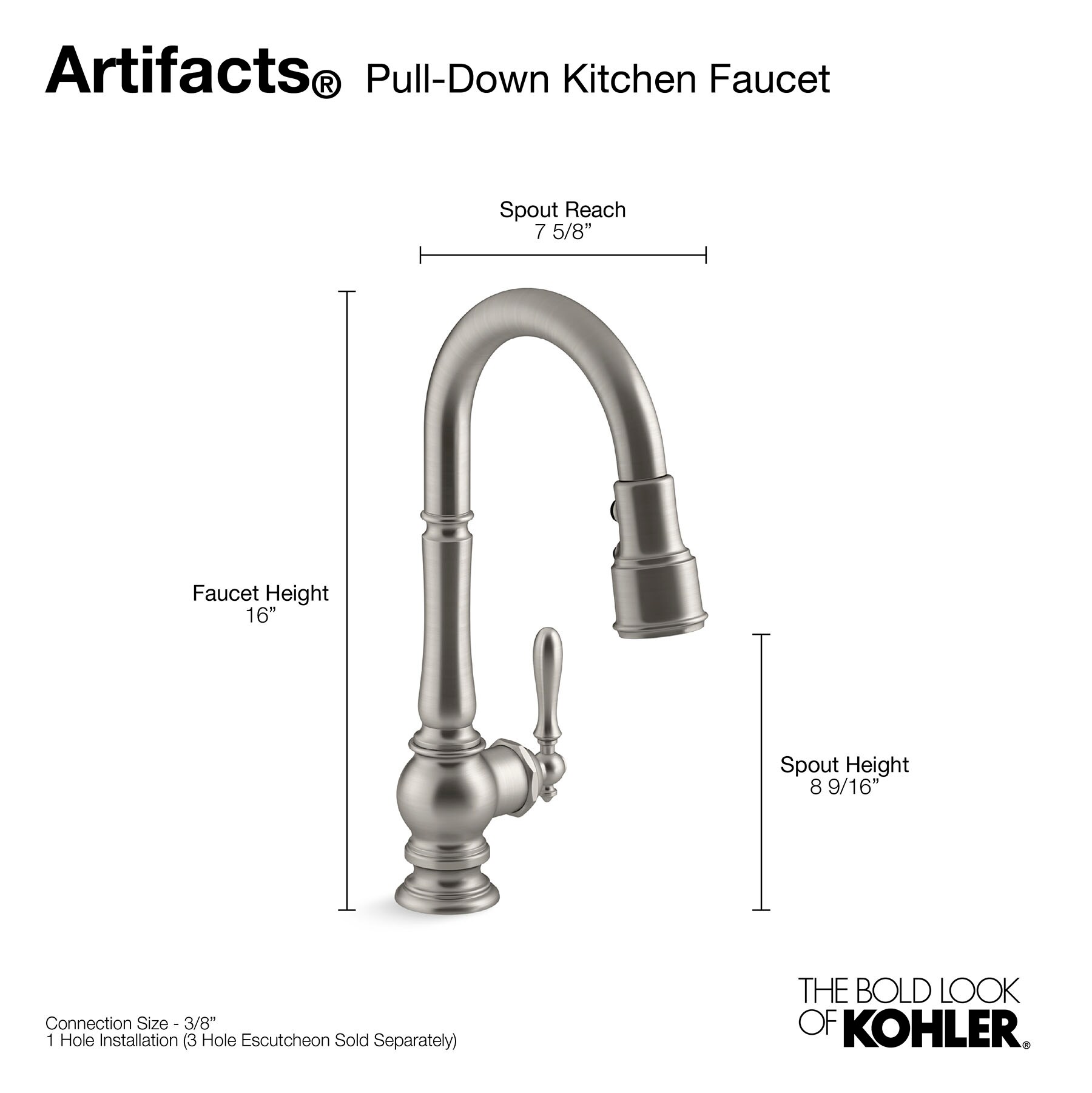 KOHLER 99261-VS Kitchen-Faucets - View #5