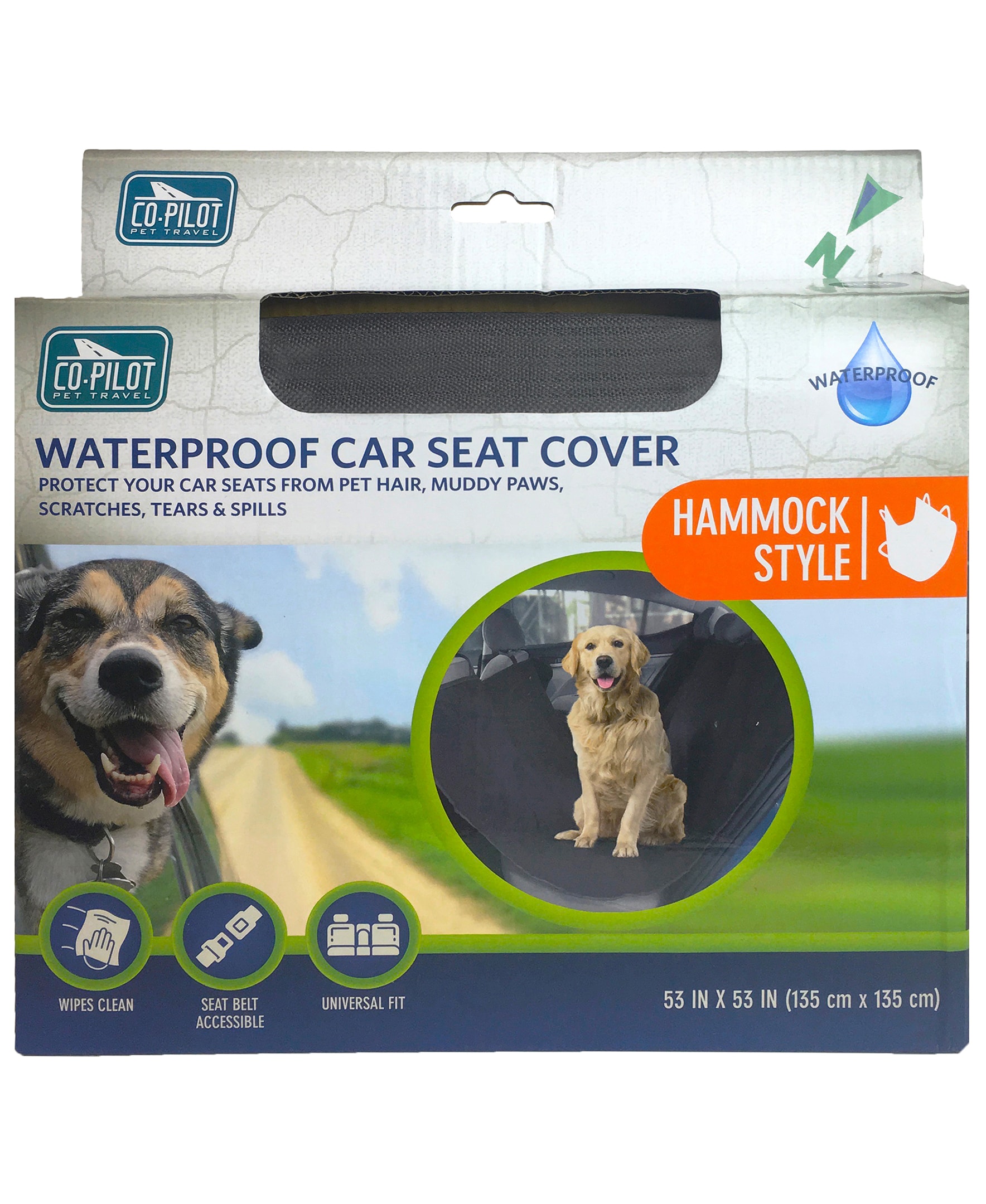 Dirty Dog Single Car Seat Cover and Hammock