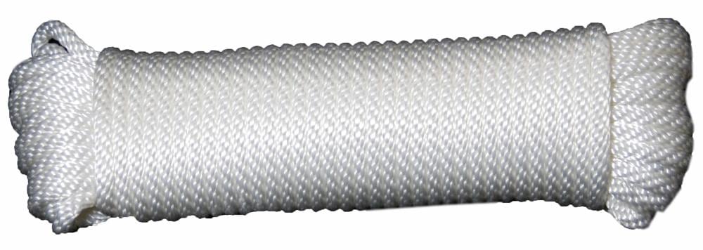 T.W. Evans Cordage 0.375-in x 100-ft Braided Nylon Rope (By-the-Roll) in  the Rope (By-the-Roll) department at