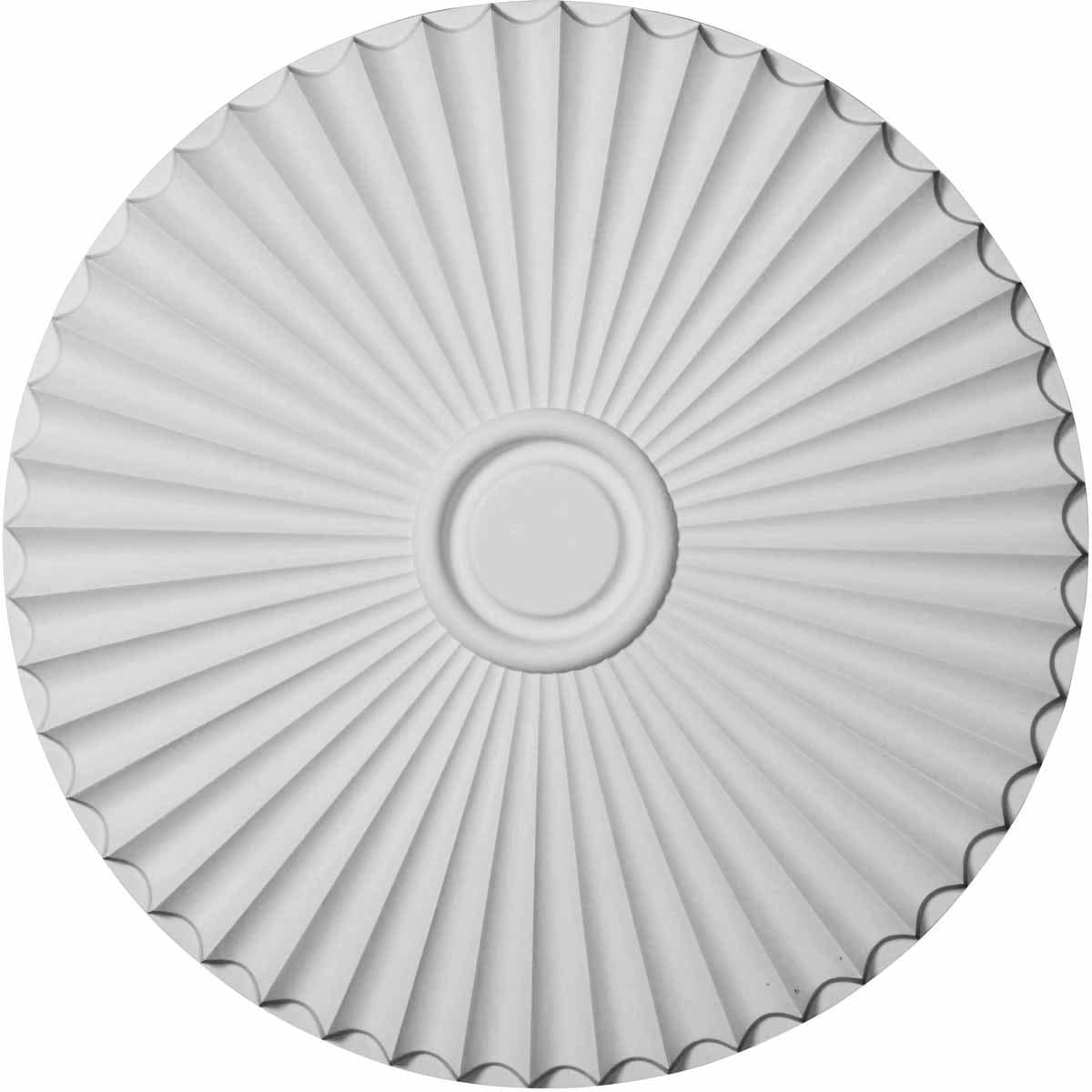 Shakuras 29.5-Inch White Urethane Ceiling Medallion