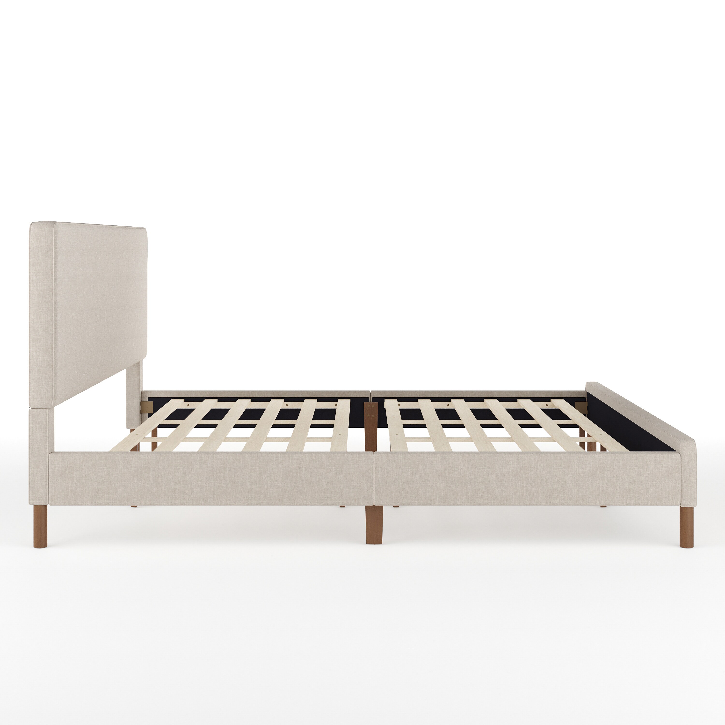 Martha Stewart Britta Upholstered Platform Bed - Thumbnail 4