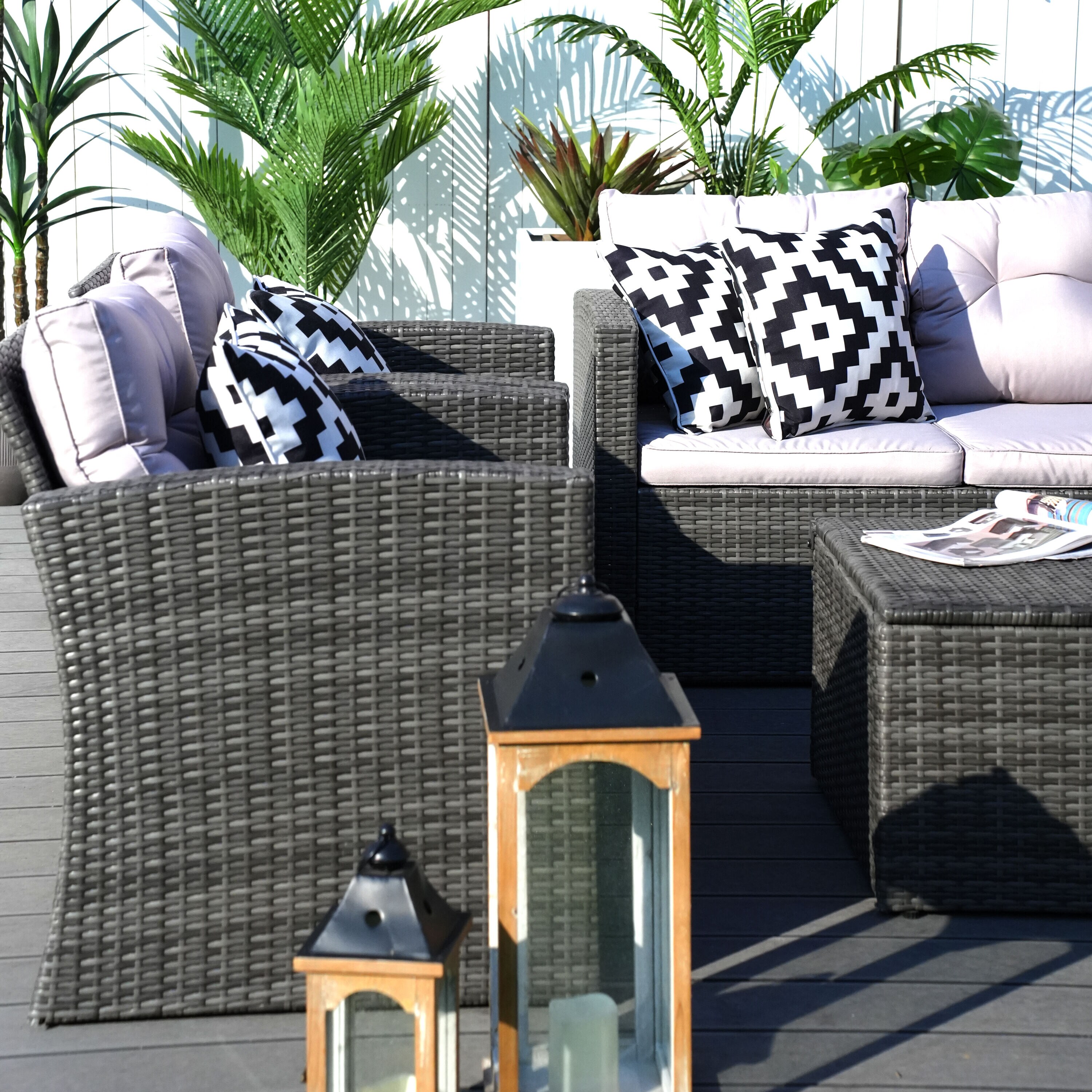 Moda Furnishings MOS-1503-G Patio-Conversation-Sets - View #7
