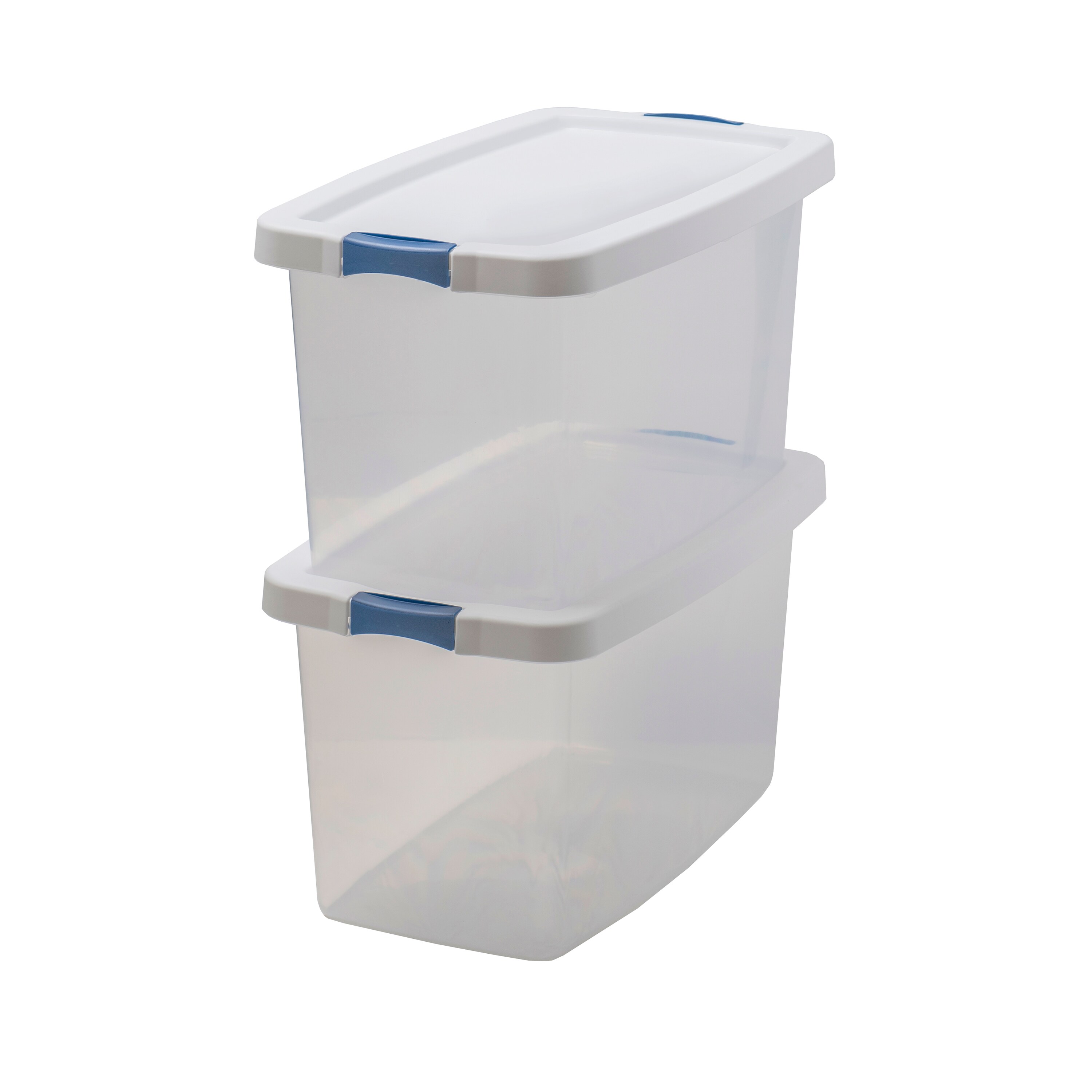 Project Source Large 7.5-Gallons (30-Quart) Clear Tote with