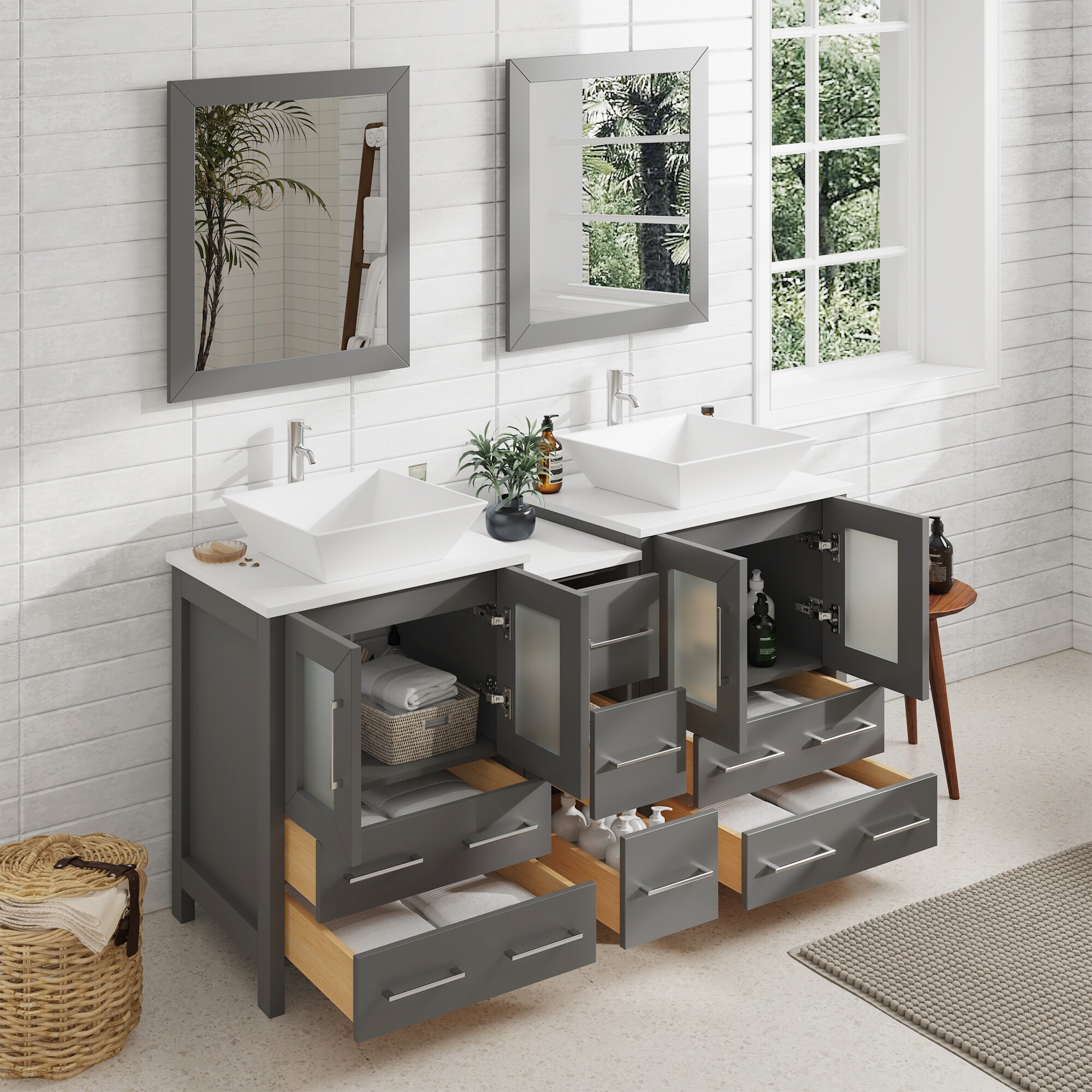Vanity Art VA3124-60G Bath-Vanity-Combo - View #4
