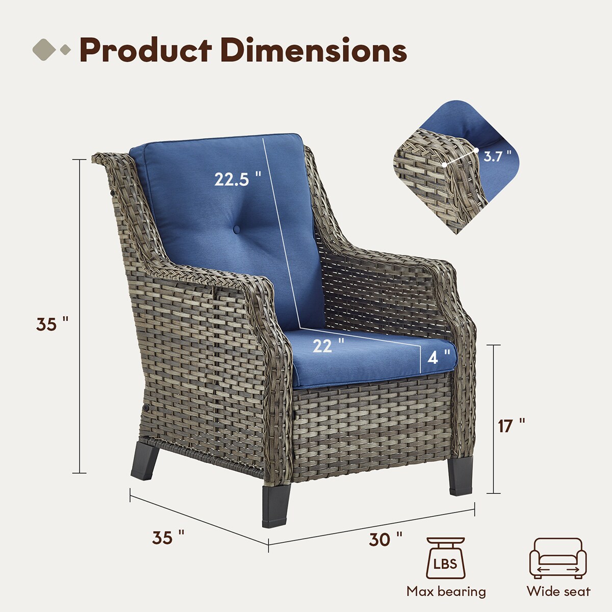 Rilyson FSCGY11-1 Patio-Chairs - View #6