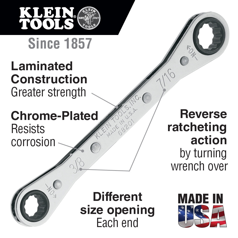 Klein Tools 68203 Ratcheting-Wrench-Sets - View #2
