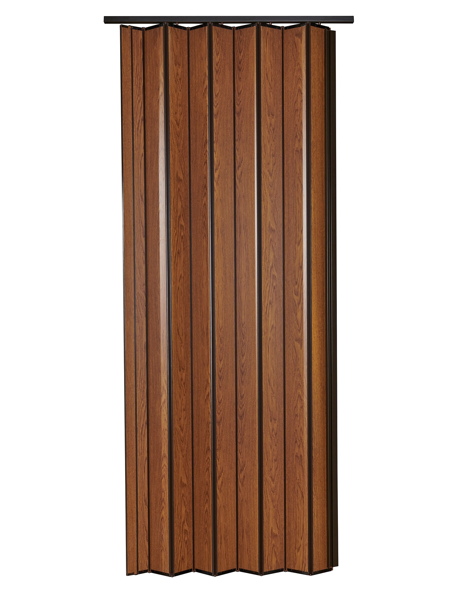 Spectrum Woodshire 36-in x 80-in Brown MDF Accordion Door (Hardware Included)