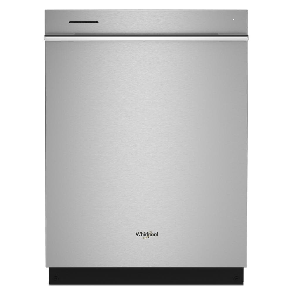 Whirlpool Top Control 24-in Built-In Dishwasher With Third Rack  (Fingerprint Resistant Stainless Steel), 41-dBA in the Built-In Dishwashers  department at