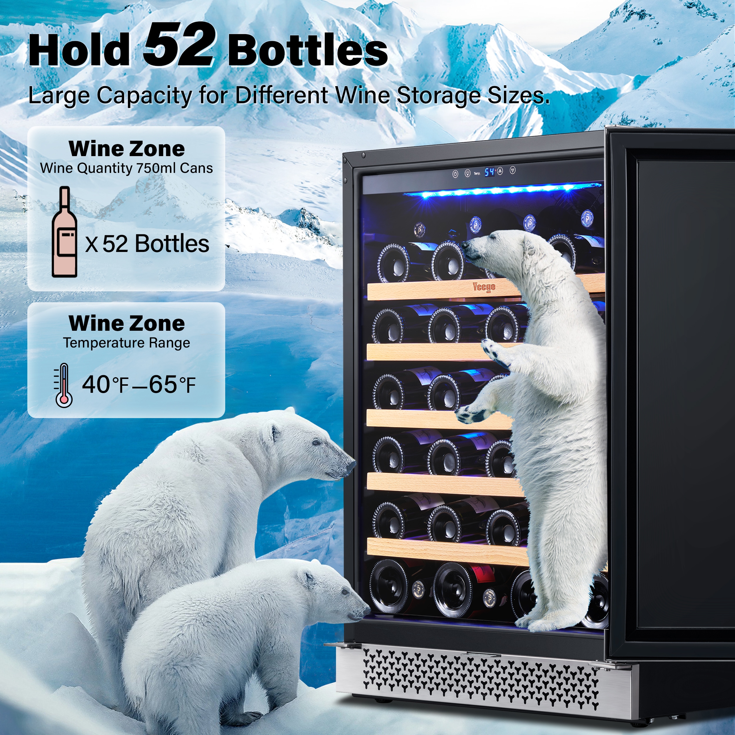 Yeego YEG-WS24-LS Wine-Chillers - View #2