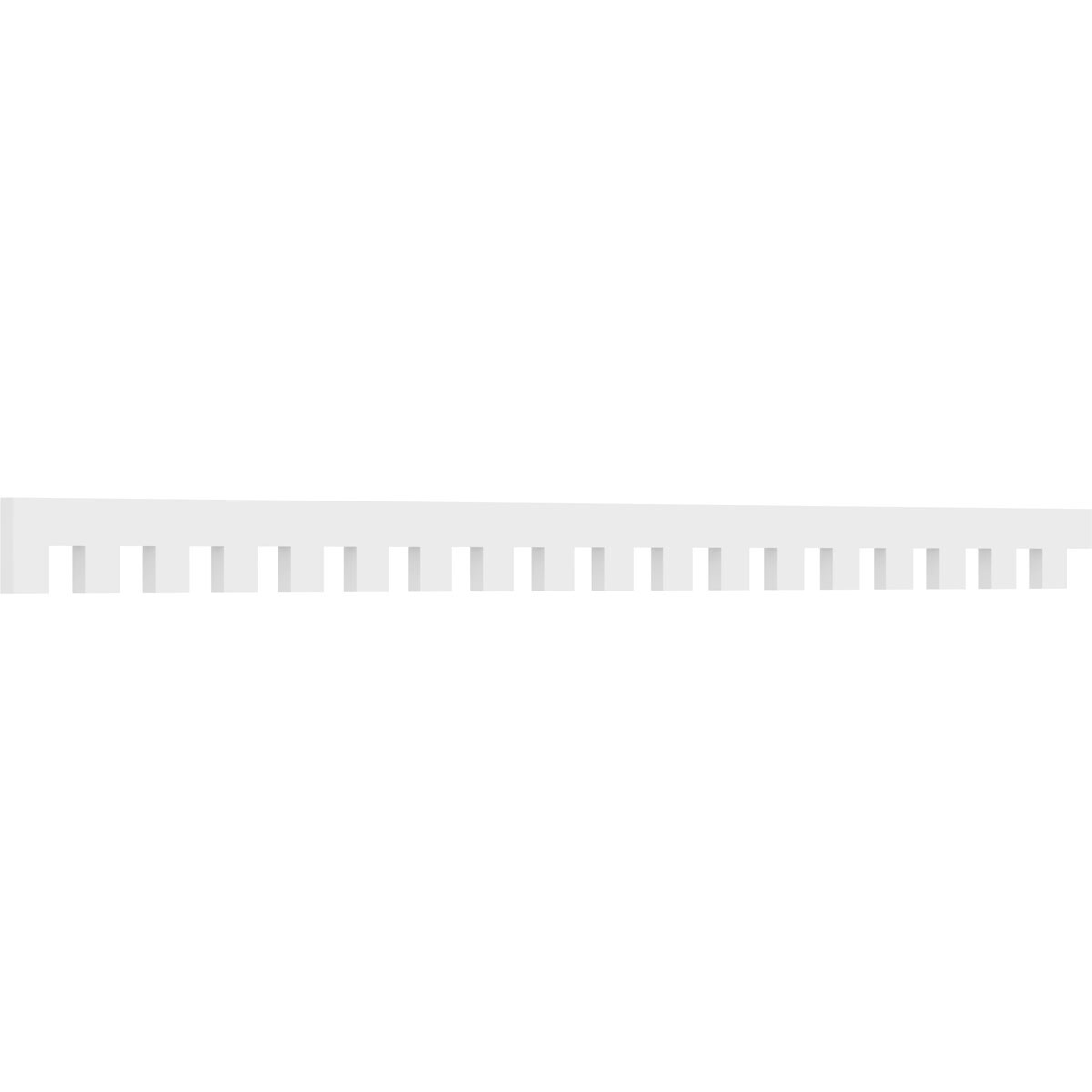 Ekena Millwork DENP05MAT00 Matthews 5-in x 7-ft 6-in Unfinished PVC Crown Moulding