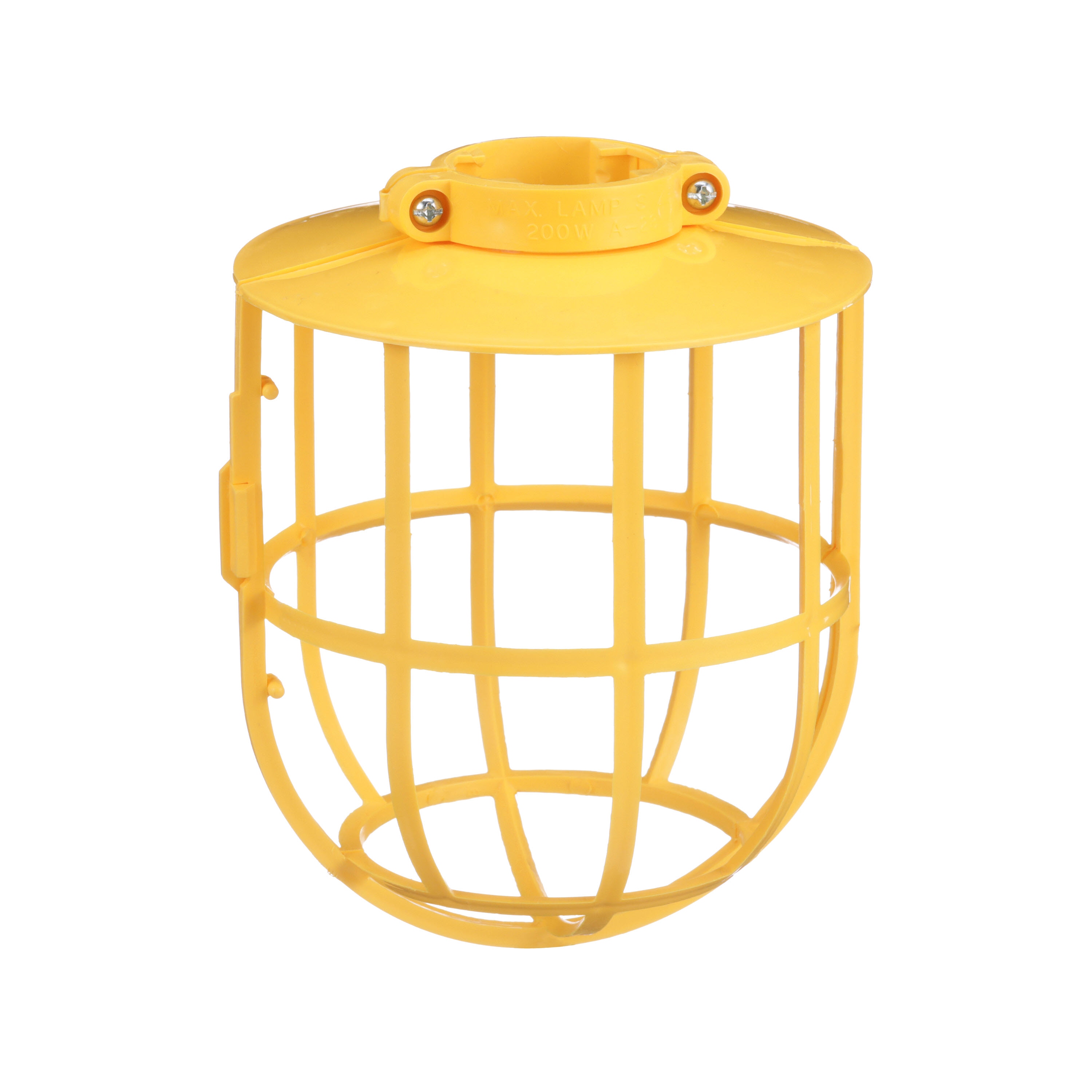 keyless light fixture cage