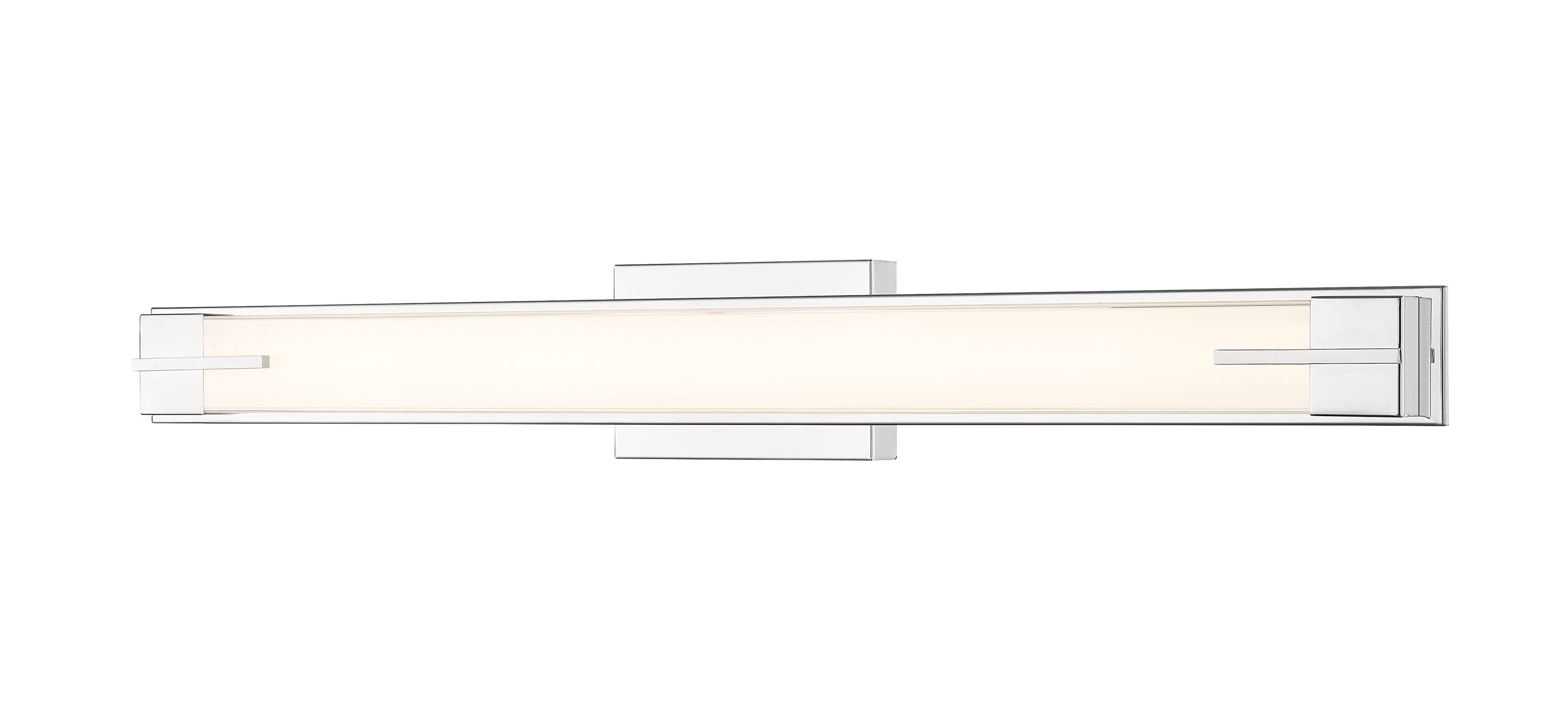 Z-Lite 4100-33W-CH-LED Chase 33-in 1 -Light Polished Chrome Integrated LED Industrial Vanity light