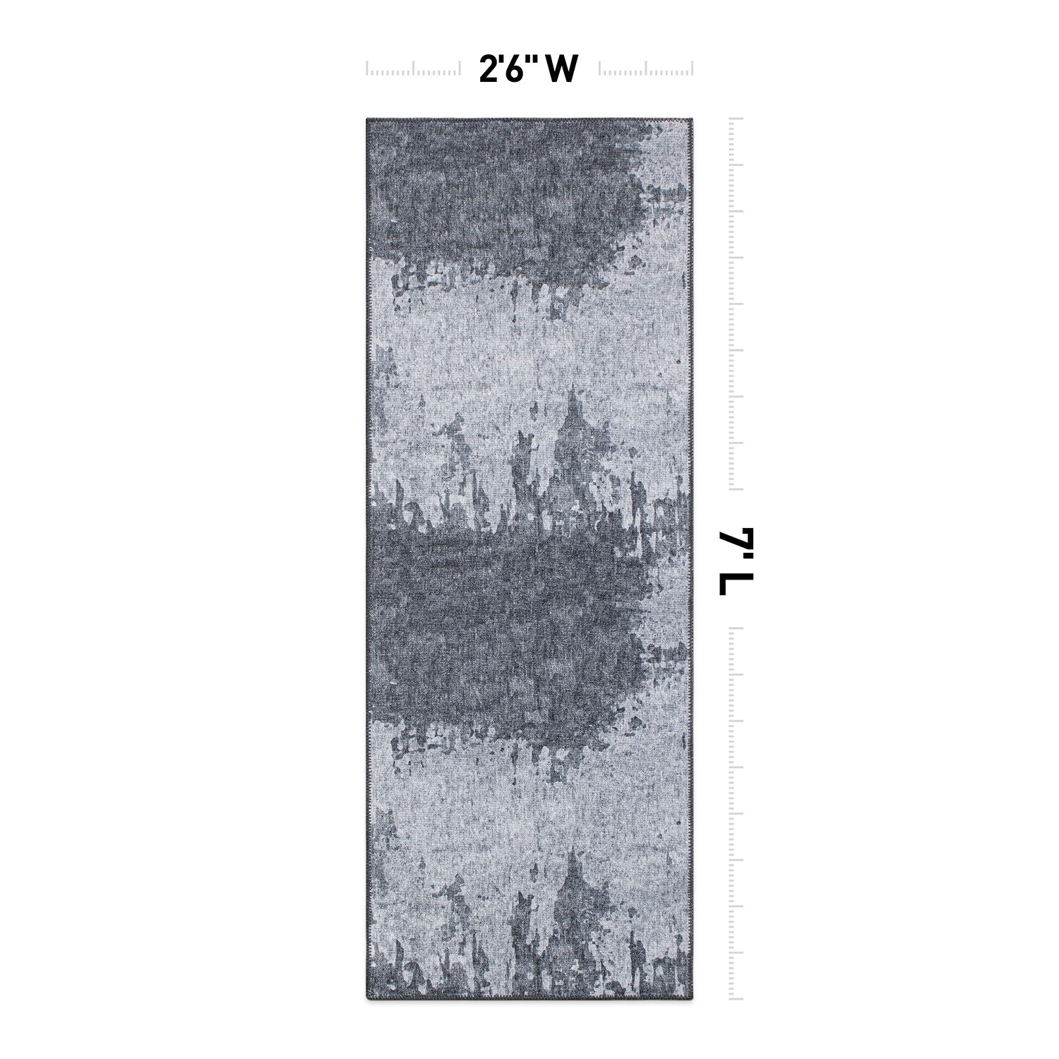World Rug Gallery 5077GRAY2X7 rugs - View #2