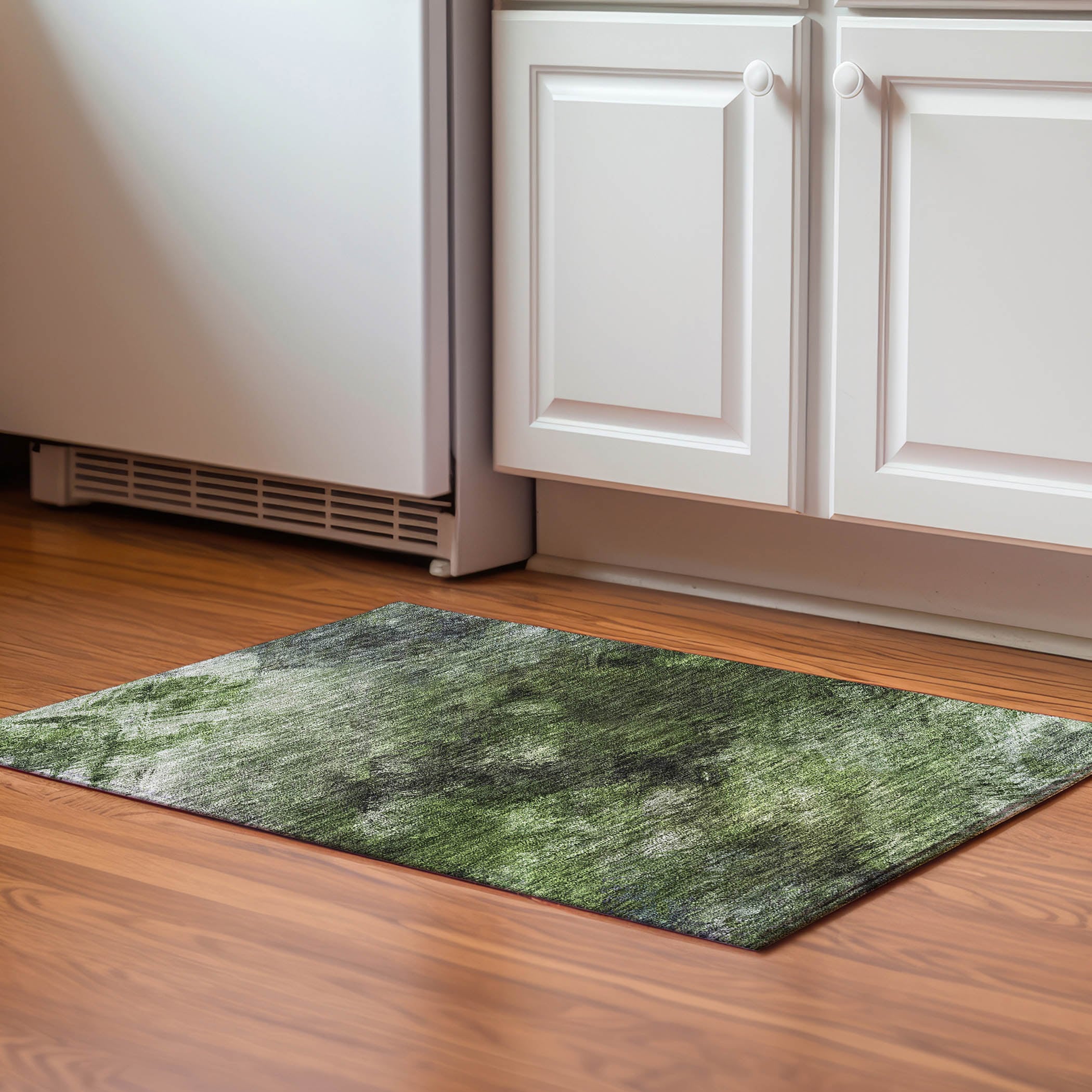 Addison Rugs AMF590GE20X30 Mayfield AMF590GE 2 x 3 (ft) Loomed Polyester Green Rectangular Indoor Geometric Machine washable Area rug