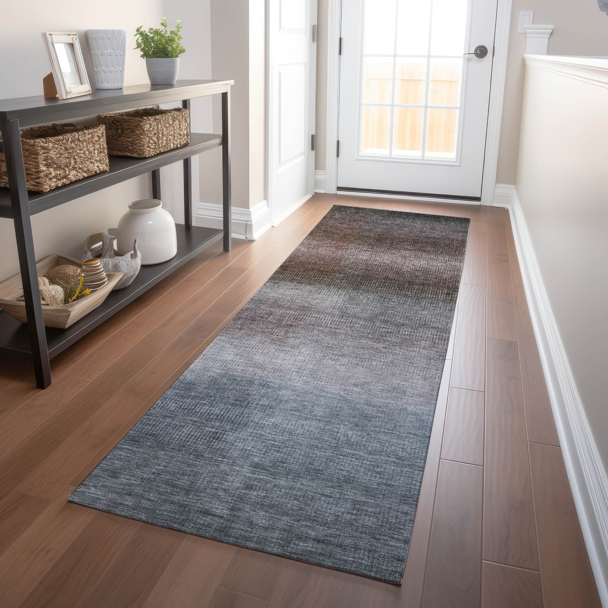 Addison Rugs ACN1735BR2X8 Chantille ACN1735BR 2 x 7 (ft) Loomed Brown Rectangular Indoor/Outdoor Machine washable Pet Friendly Area rug